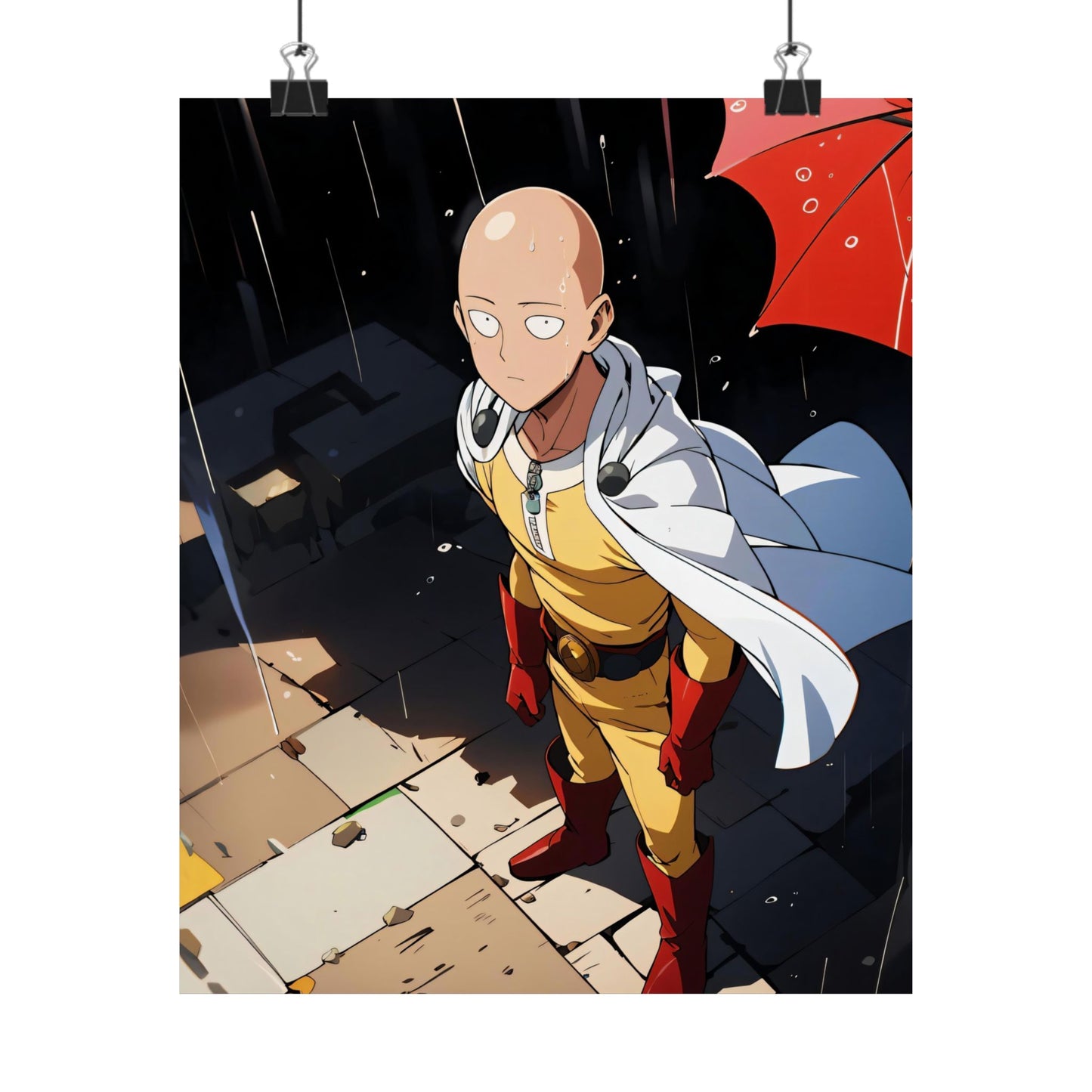 Saitama 001 Matte Vertical Posters