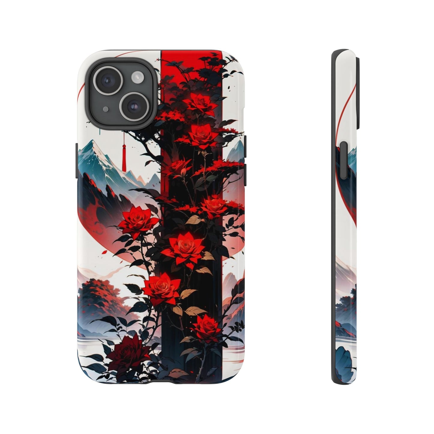 Crimson Bloom Tough Cases