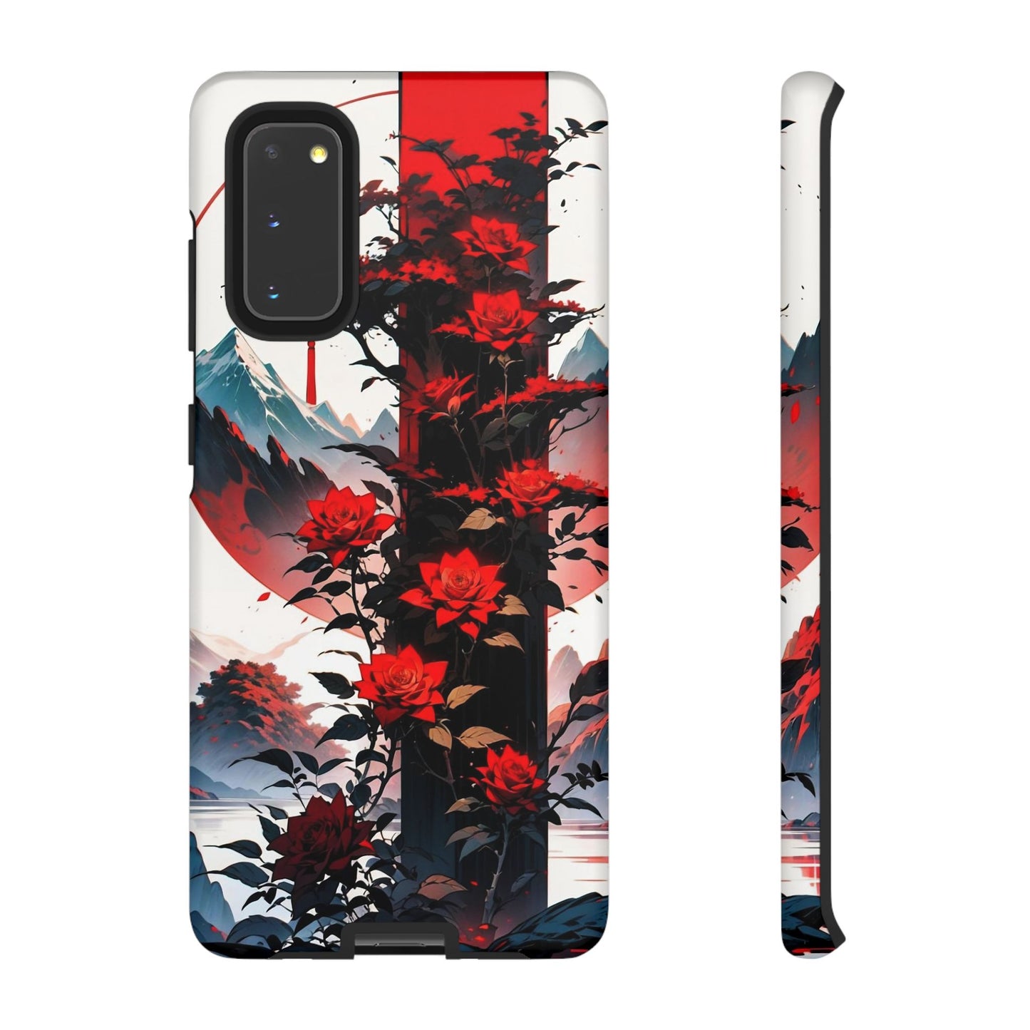Crimson Bloom Tough Cases