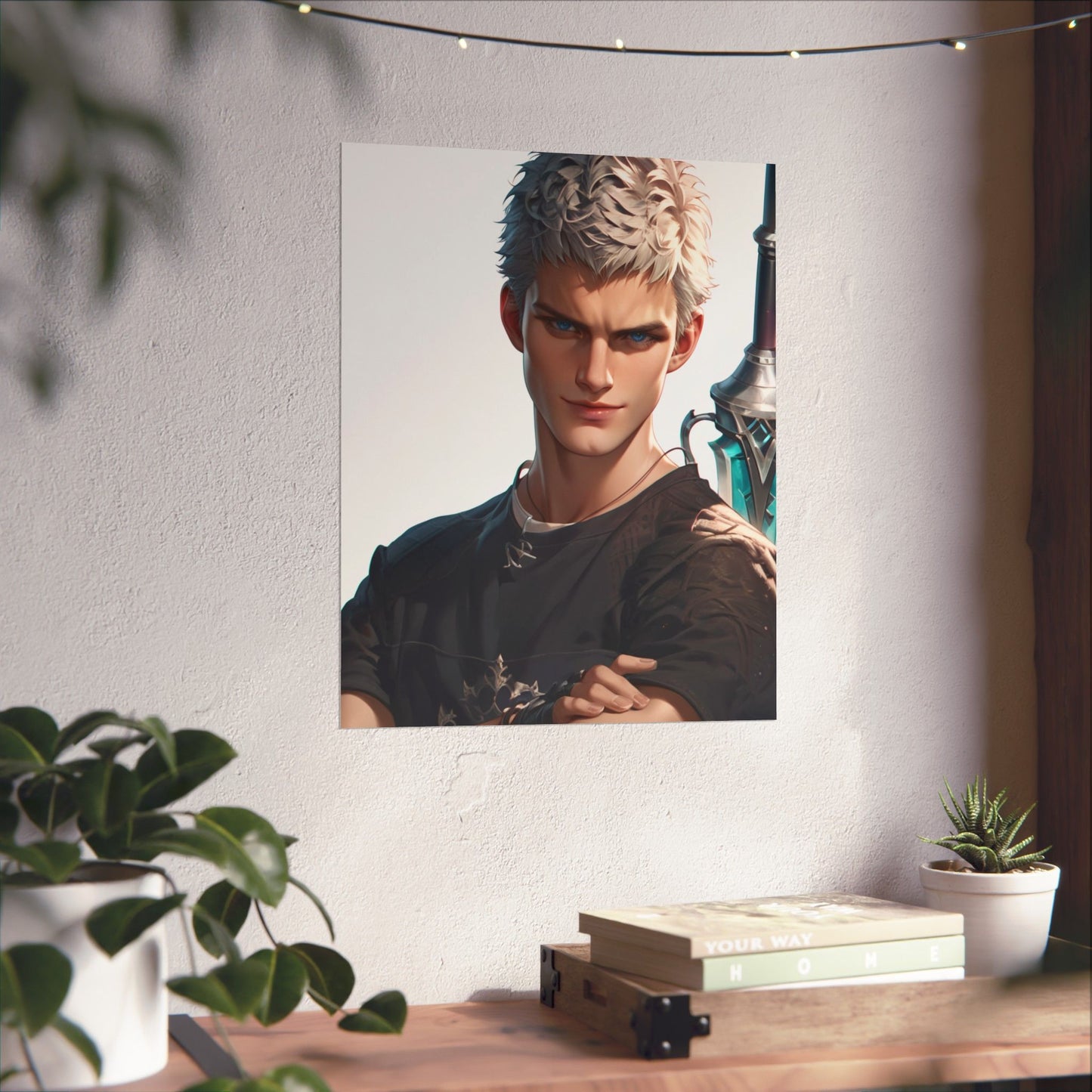 Nero 001 Vertical Posters