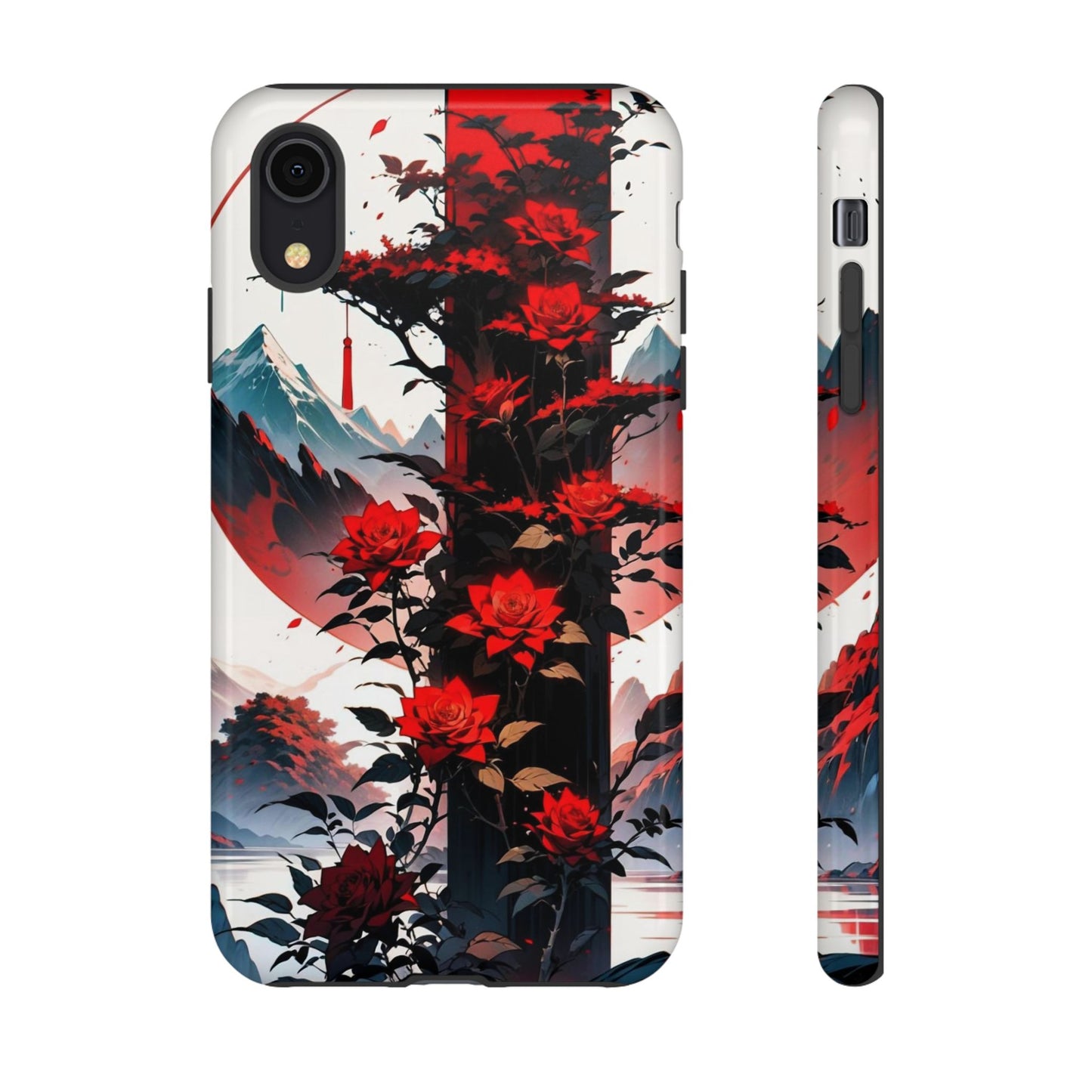 Crimson Bloom Tough Cases
