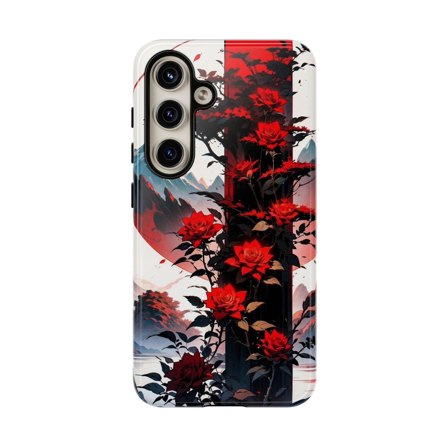 Crimson Bloom Tough Cases