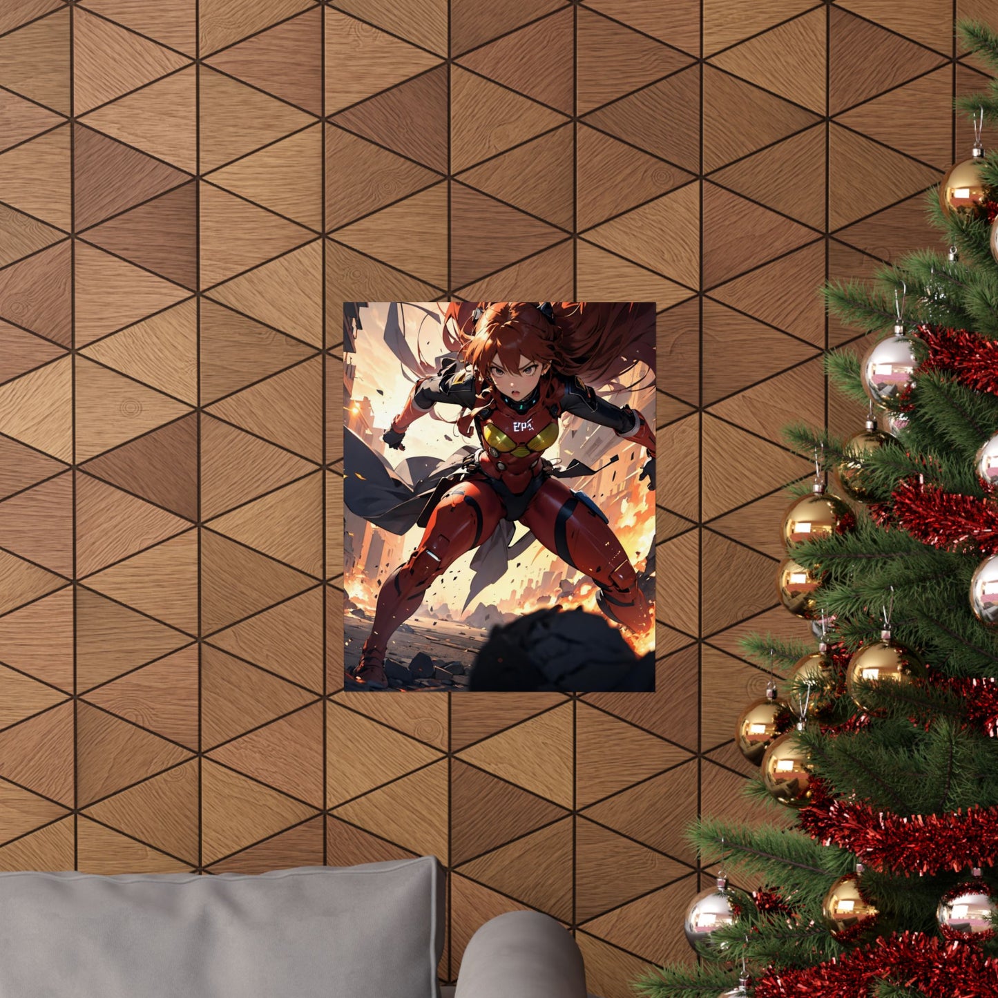 Asuka Soryu 002 Matte Vertical Posters