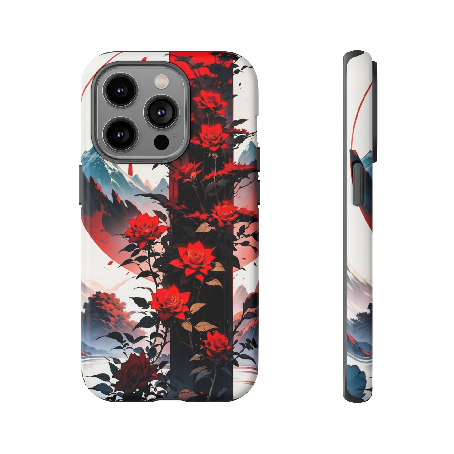 Crimson Bloom Tough Cases