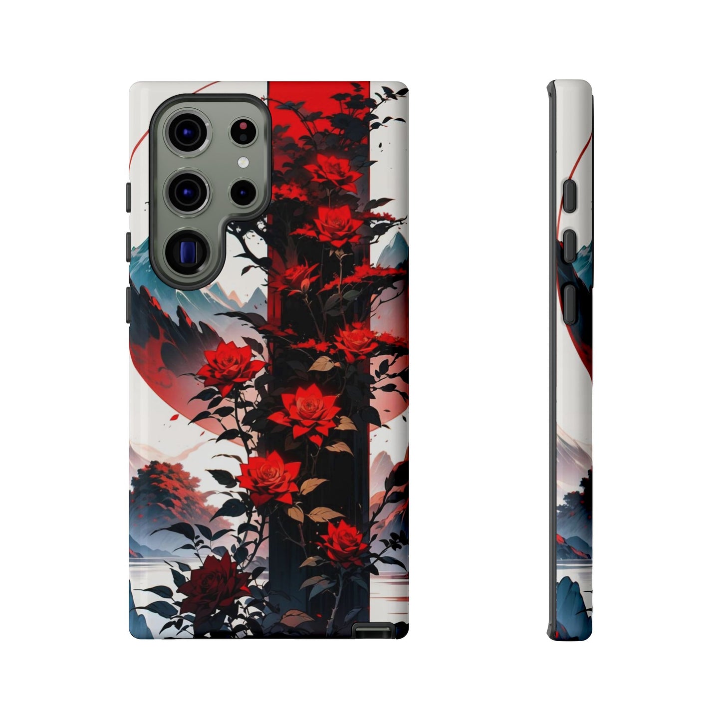 Crimson Bloom Tough Cases