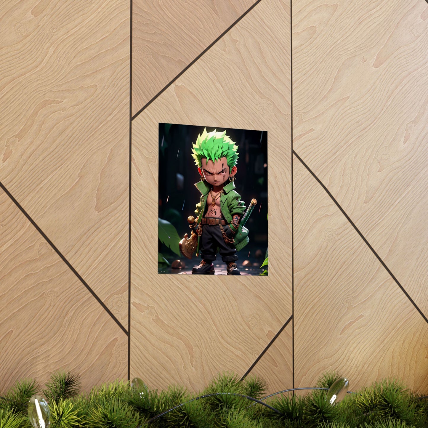 Roronoa Zoro 2.5D Matte Vertical Posters