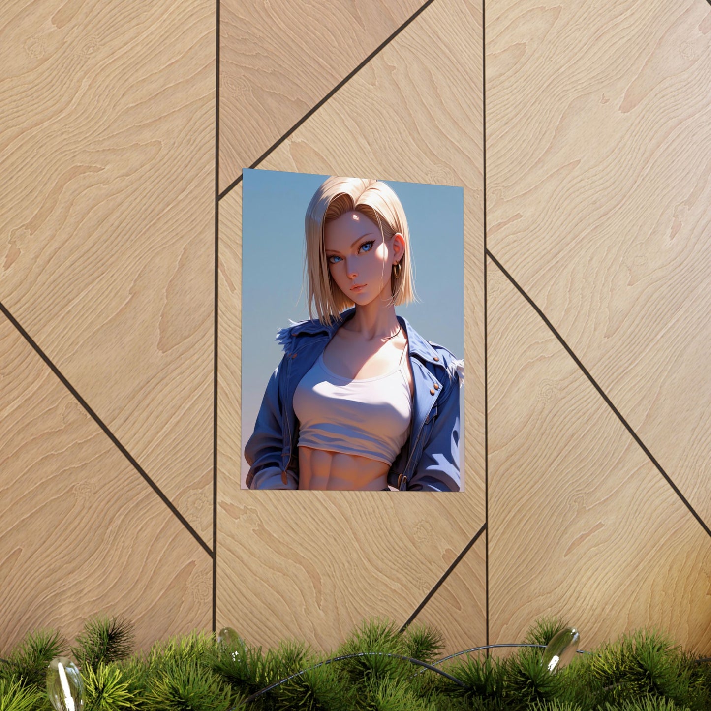 Android 18 002 Vertical Posters