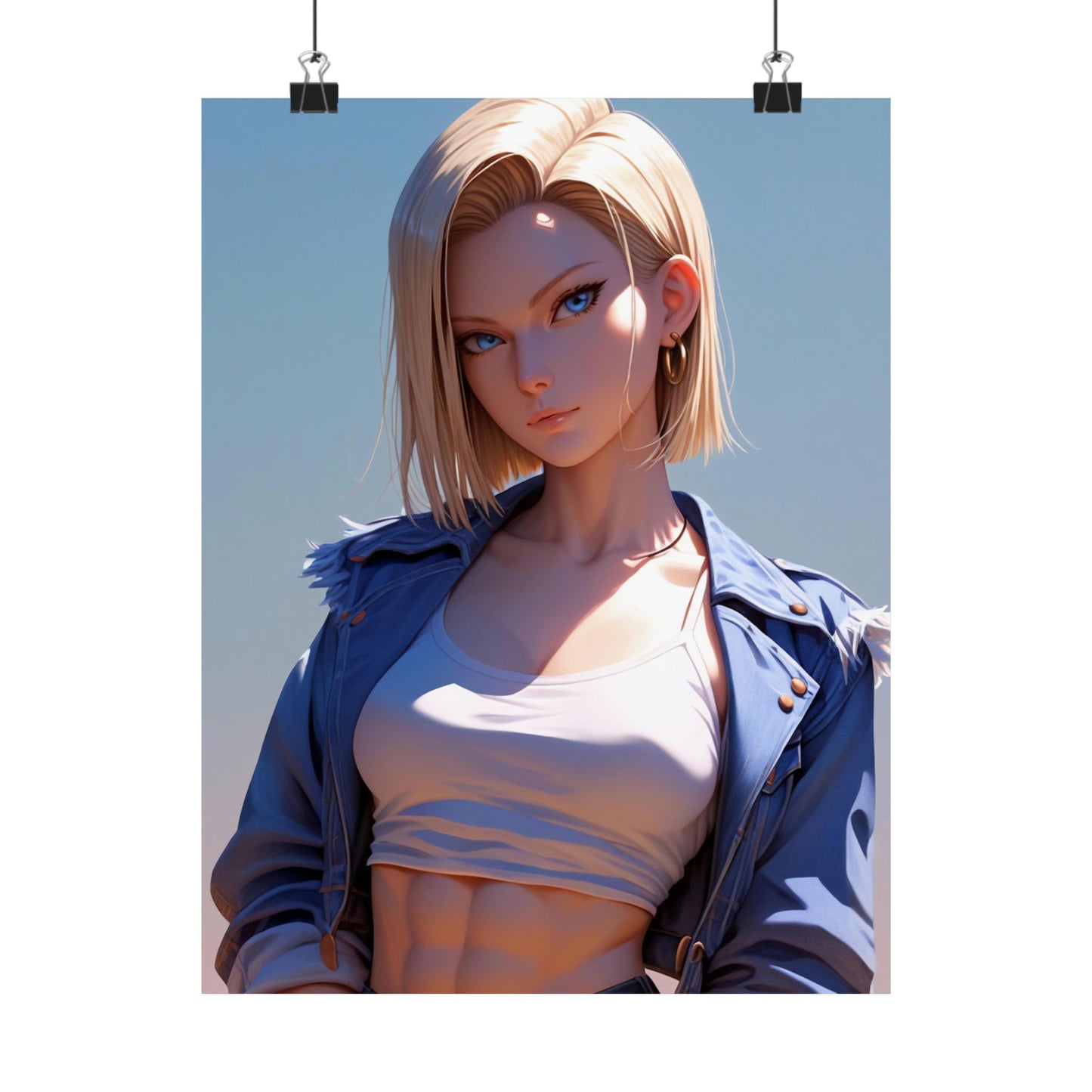 Android 18 002 Vertical Posters