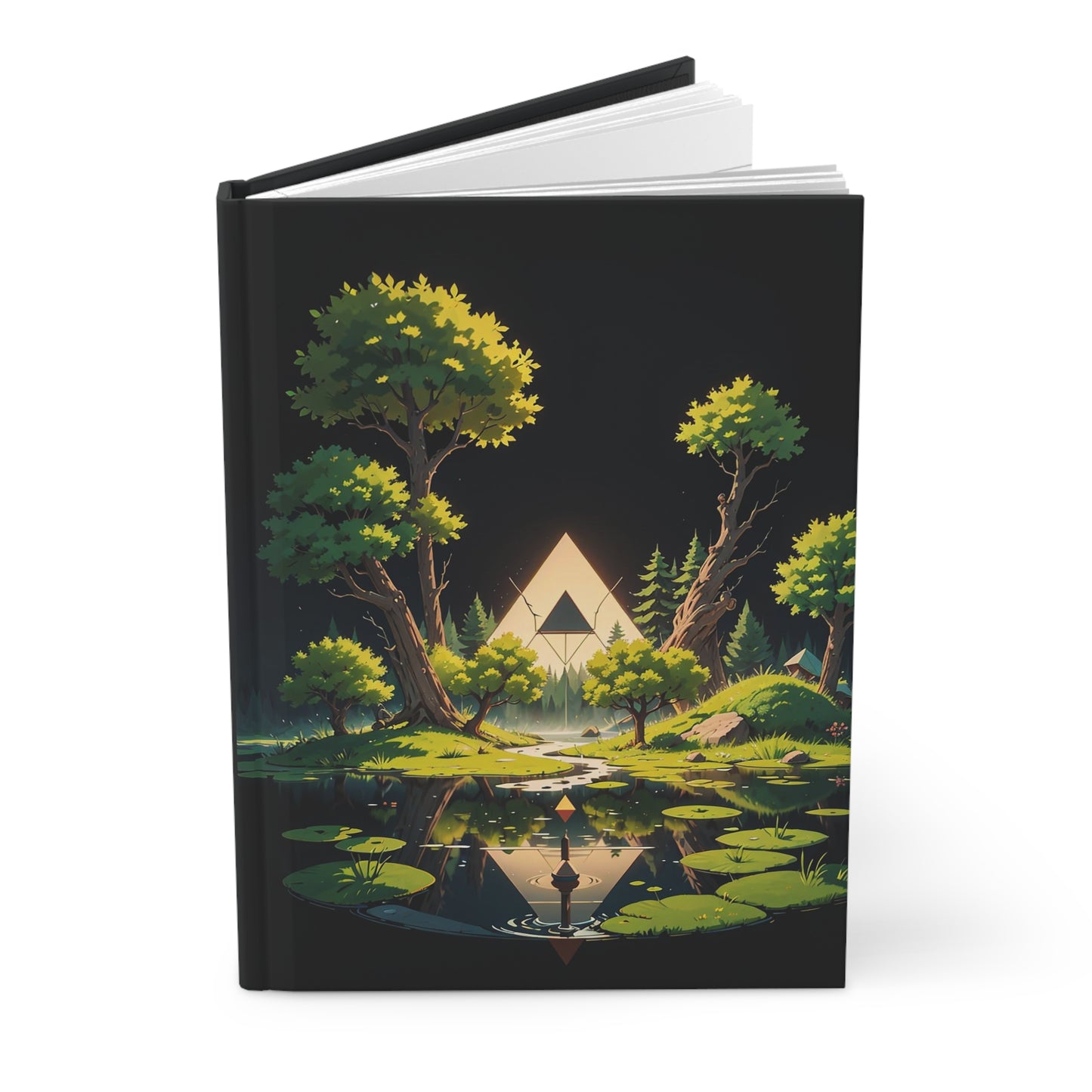 Sacred Forest Light Hardcover Journal Matte