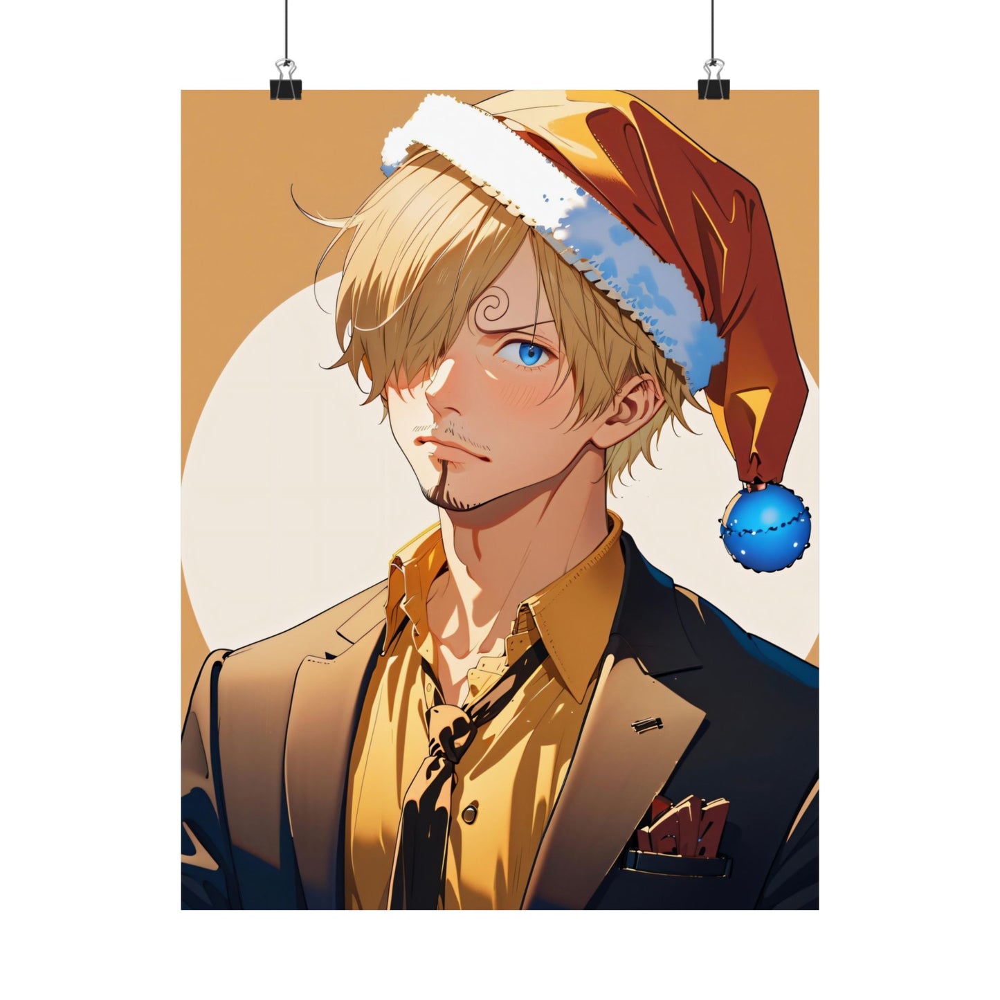Santa Sanji Matte Vertical Posters