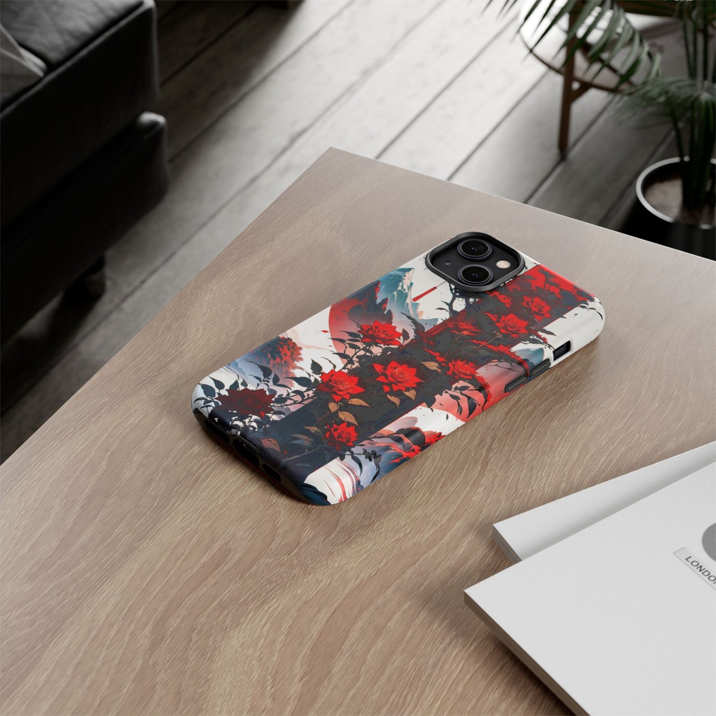 Crimson Bloom Tough Cases