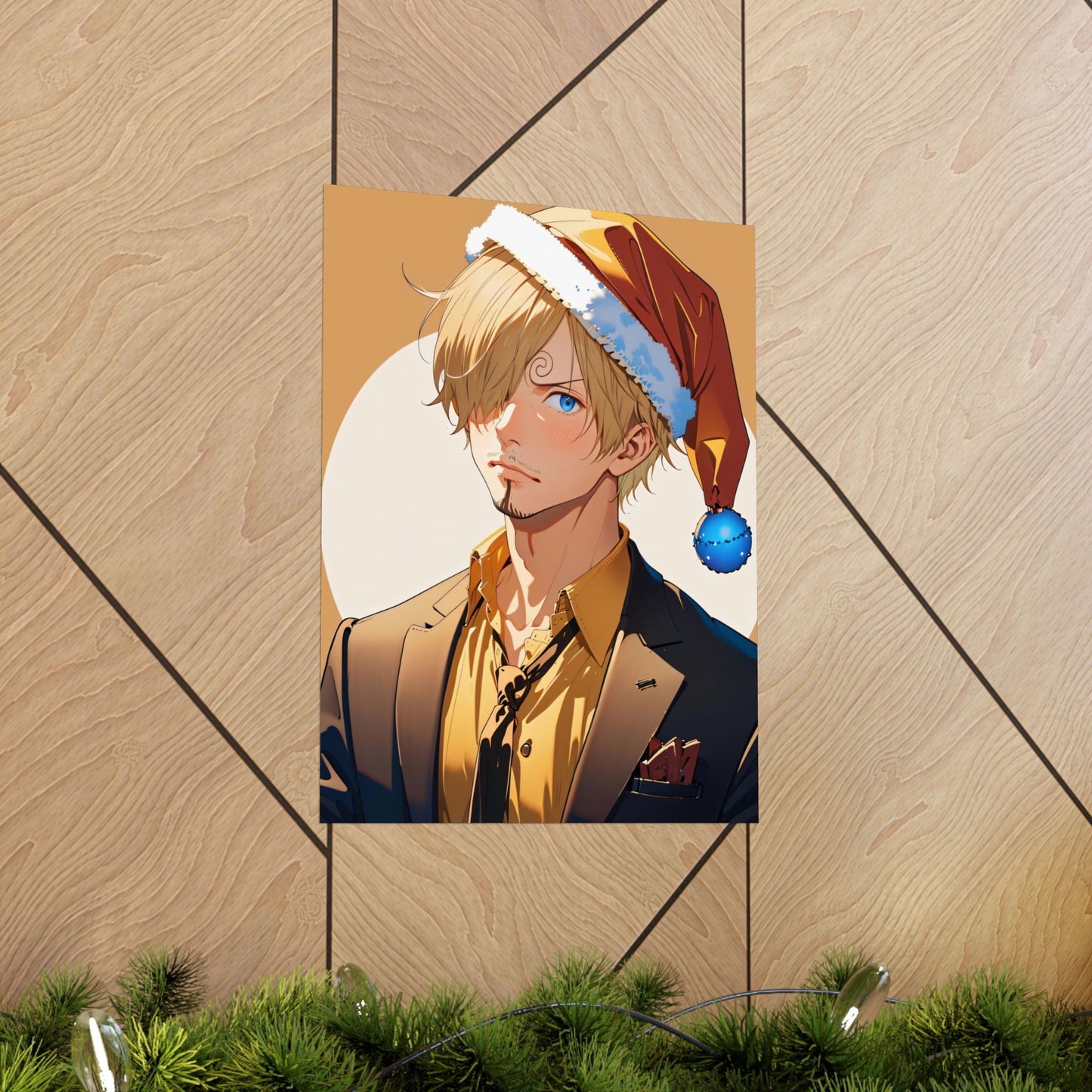 Santa Sanji Matte Vertical Posters