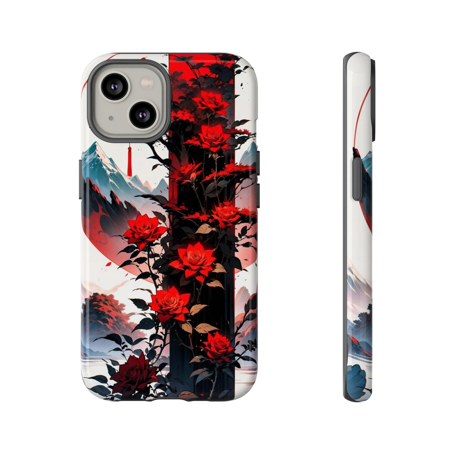 Crimson Bloom Tough Cases