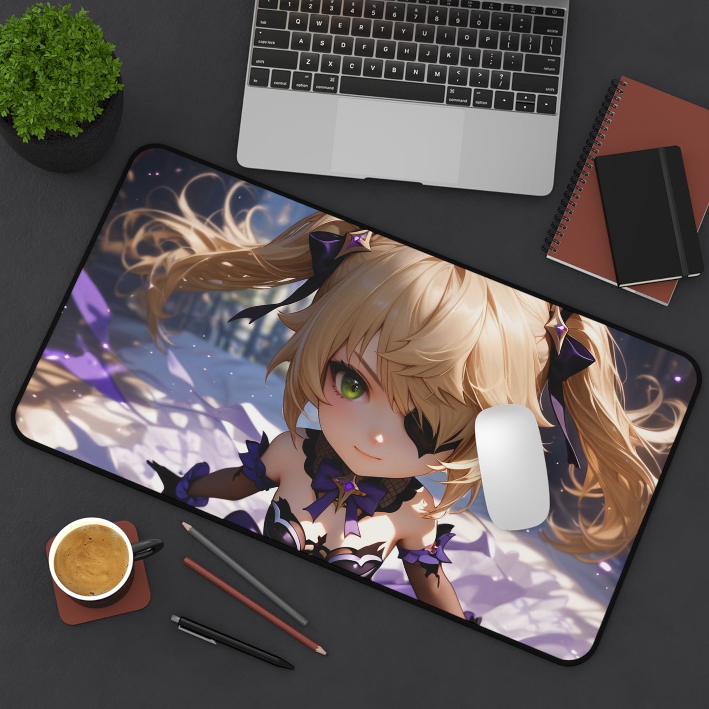 Chibi Fischl Desk Mat