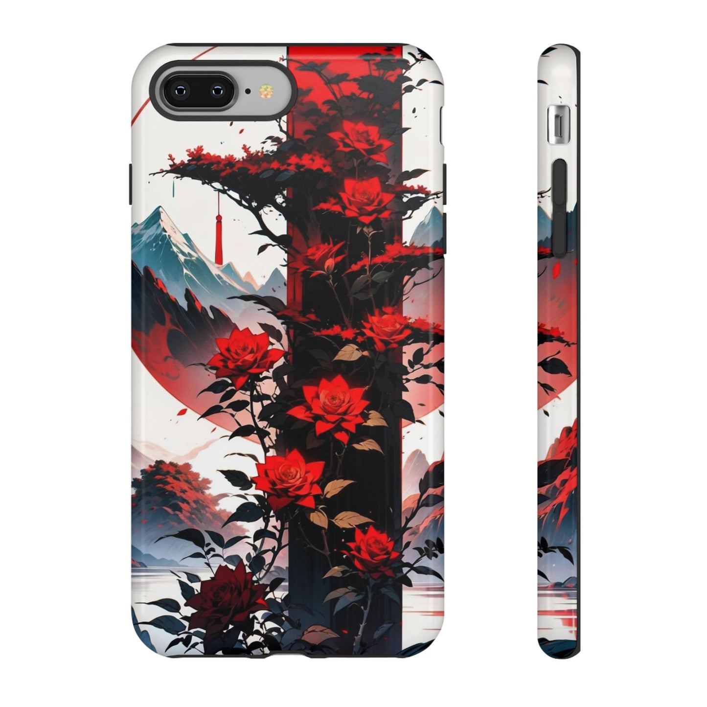 Crimson Bloom Tough Cases