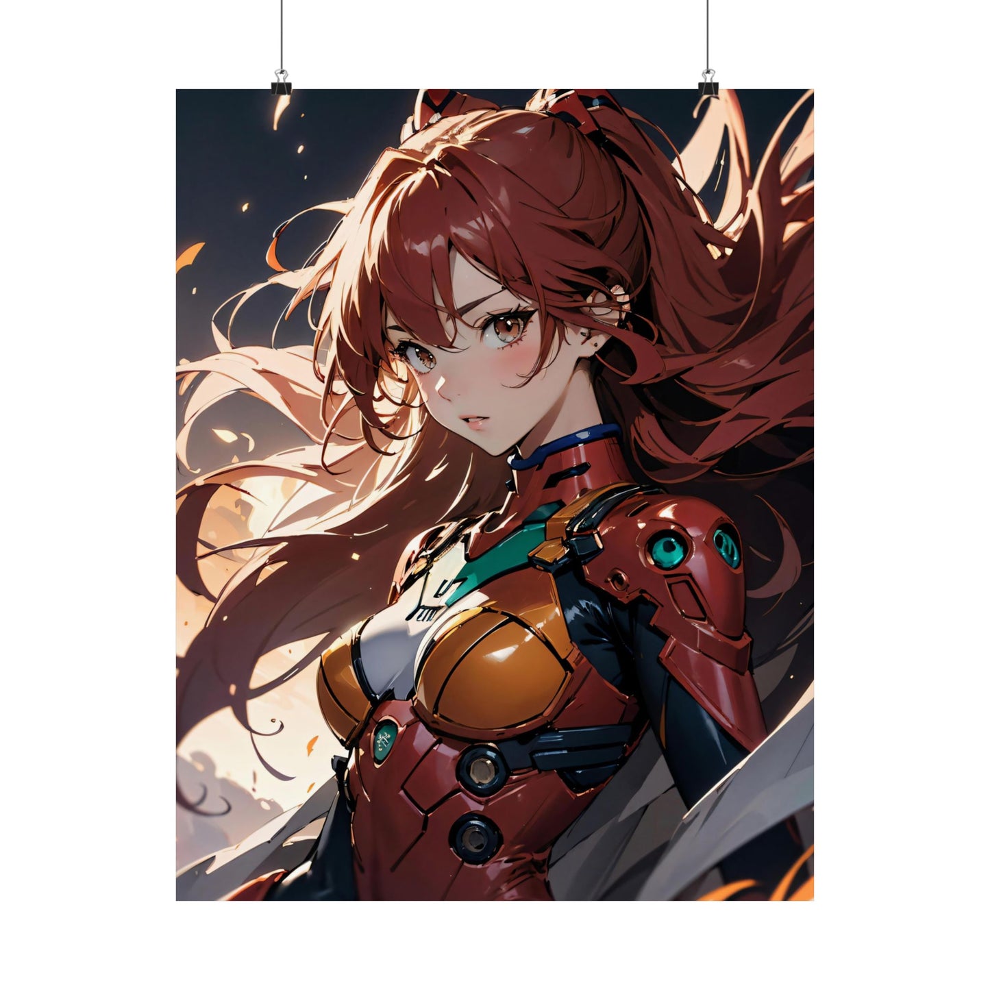 Asuka Soryu 003 Matte Vertical Posters