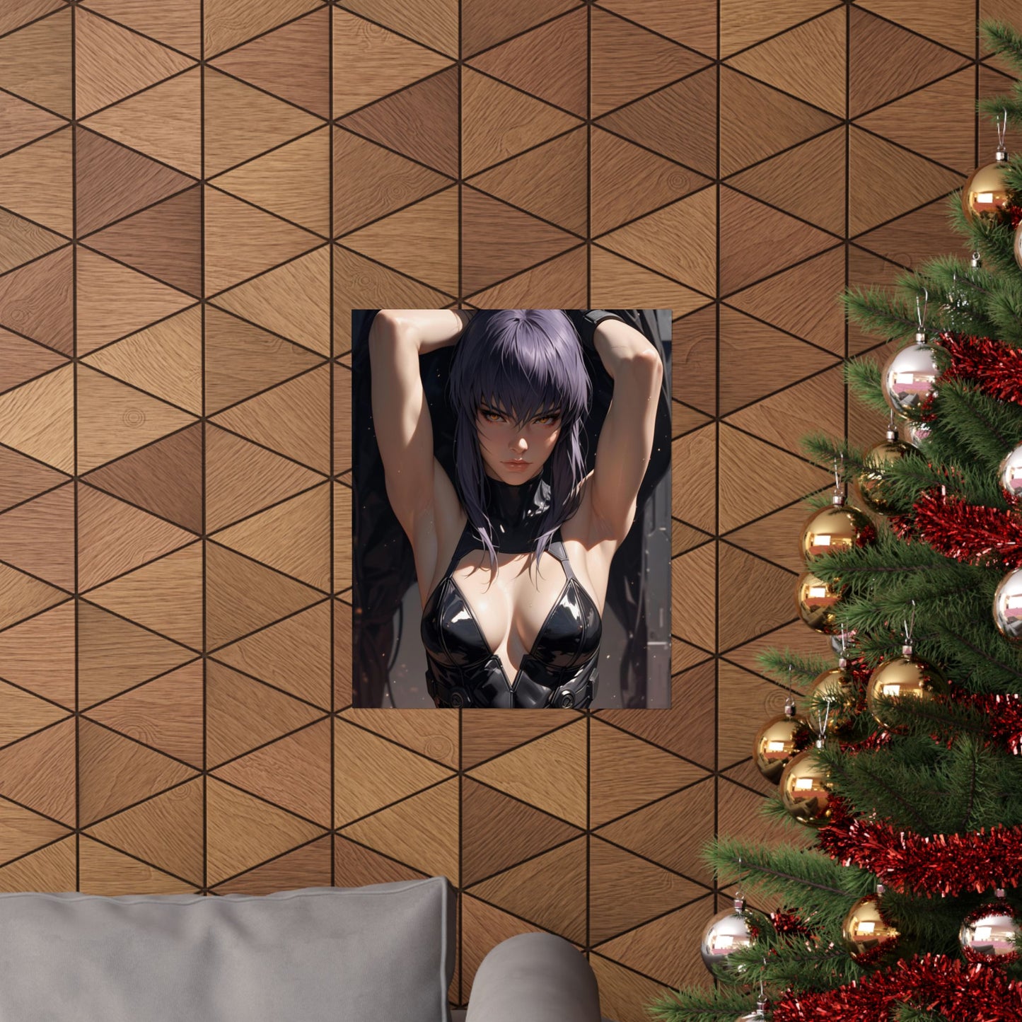 Motoko Kusanagi 003 Vertical Posters