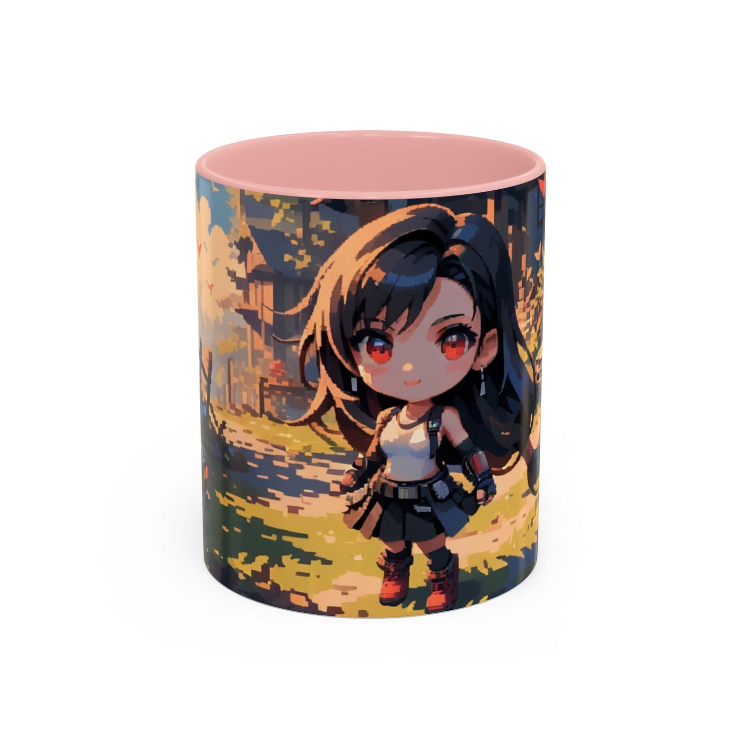 Pixely Chibi Tifa Coffee Mug