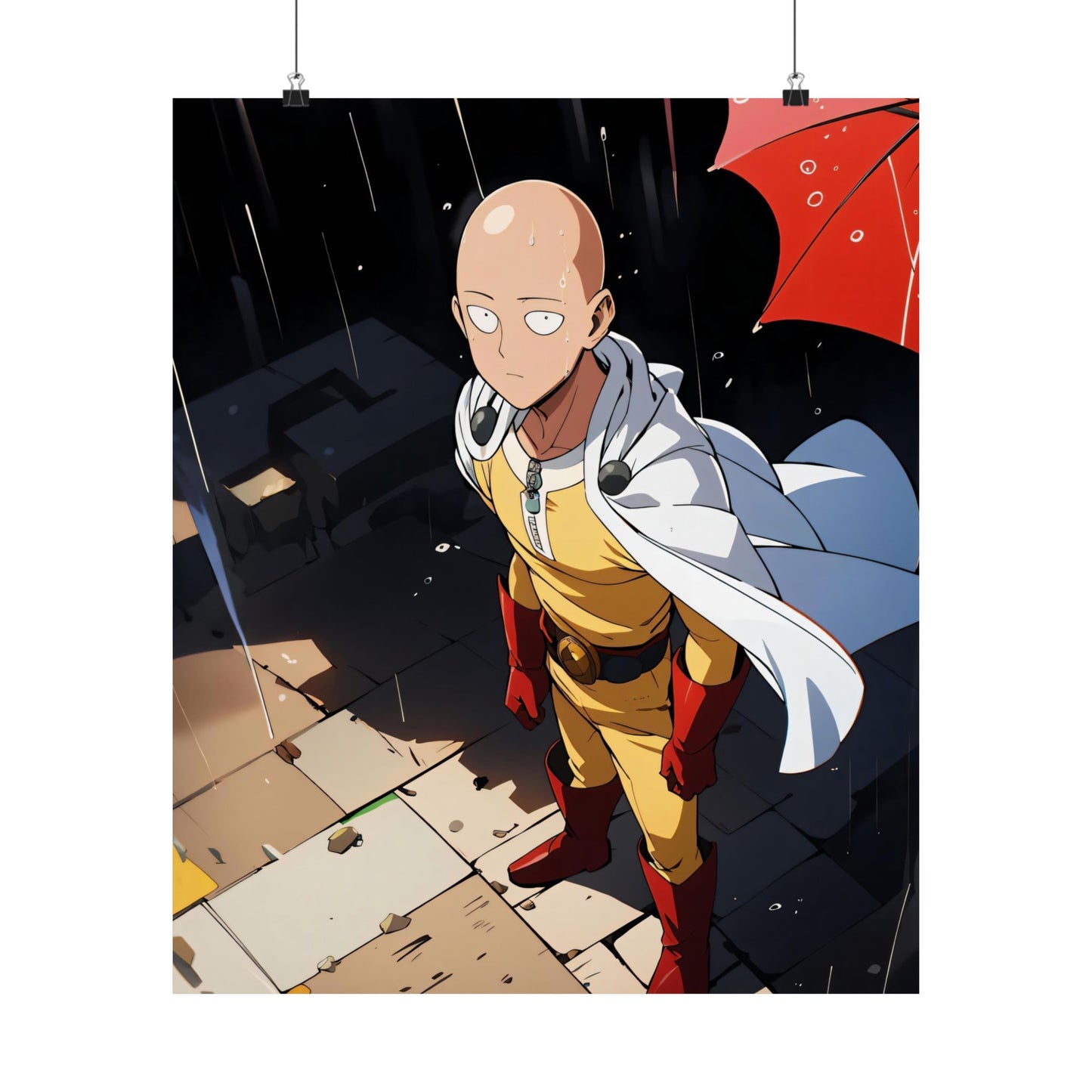 Saitama 001 Matte Vertical Posters