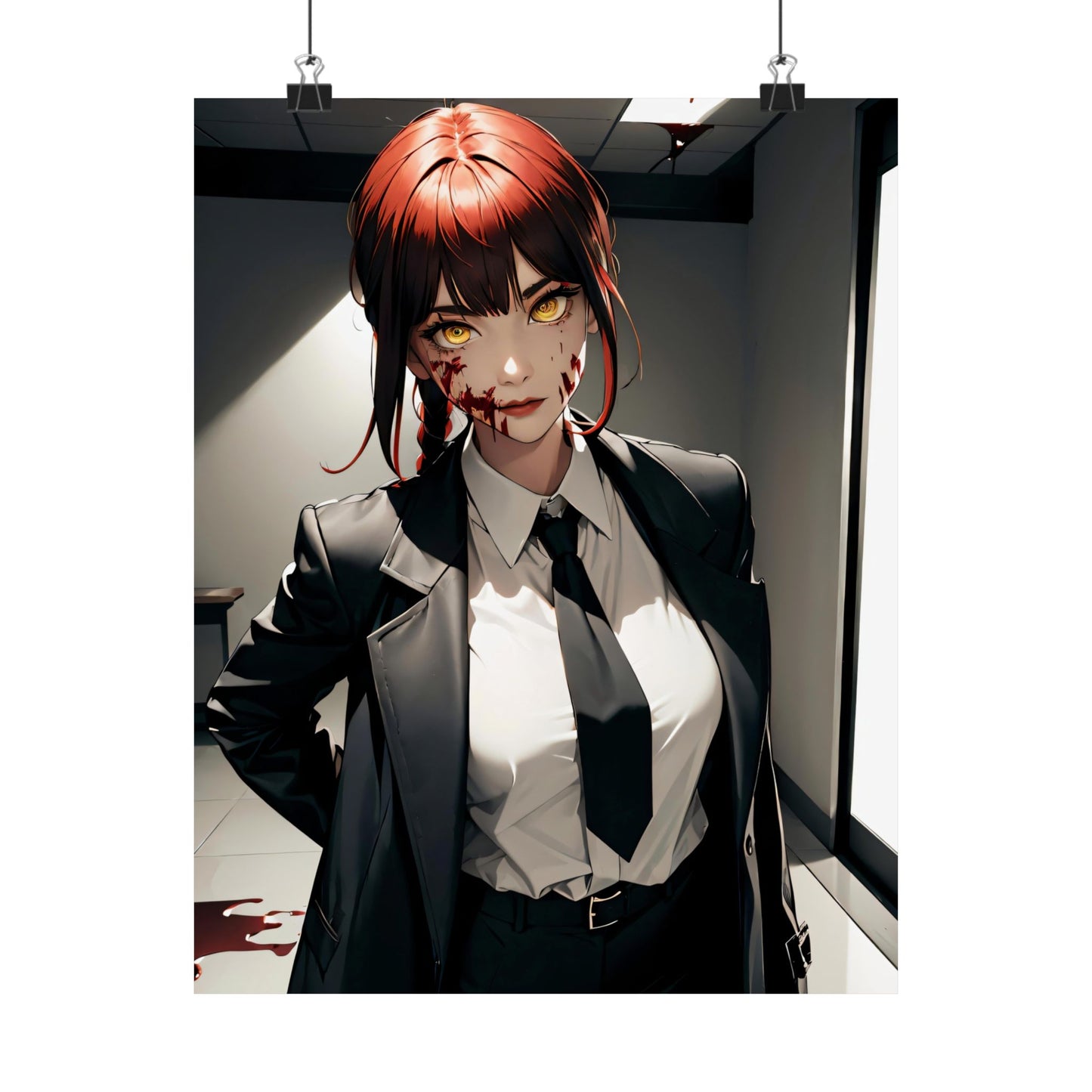 Makima 001 Matte Vertical Posters