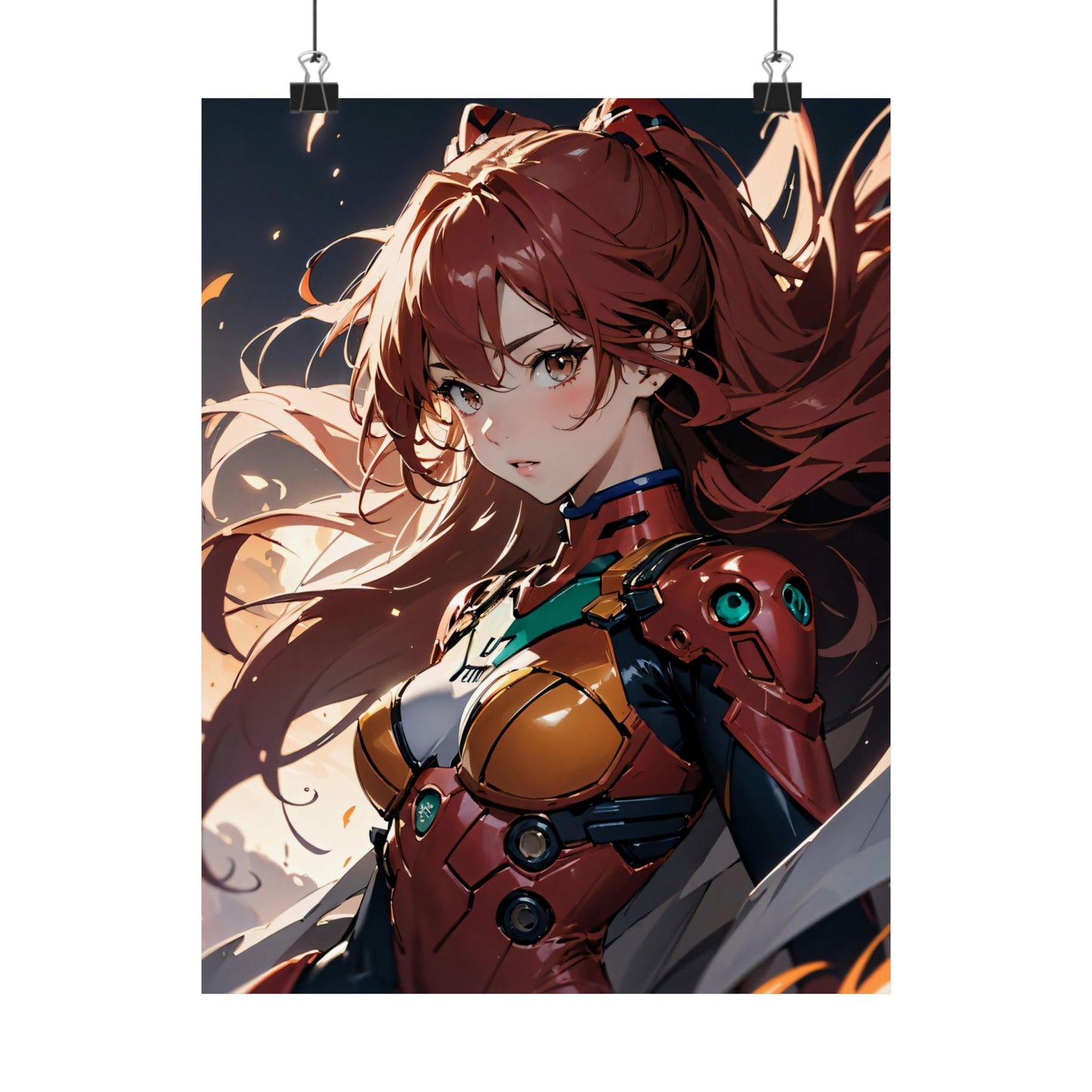 Asuka Soryu 003 Matte Vertical Posters
