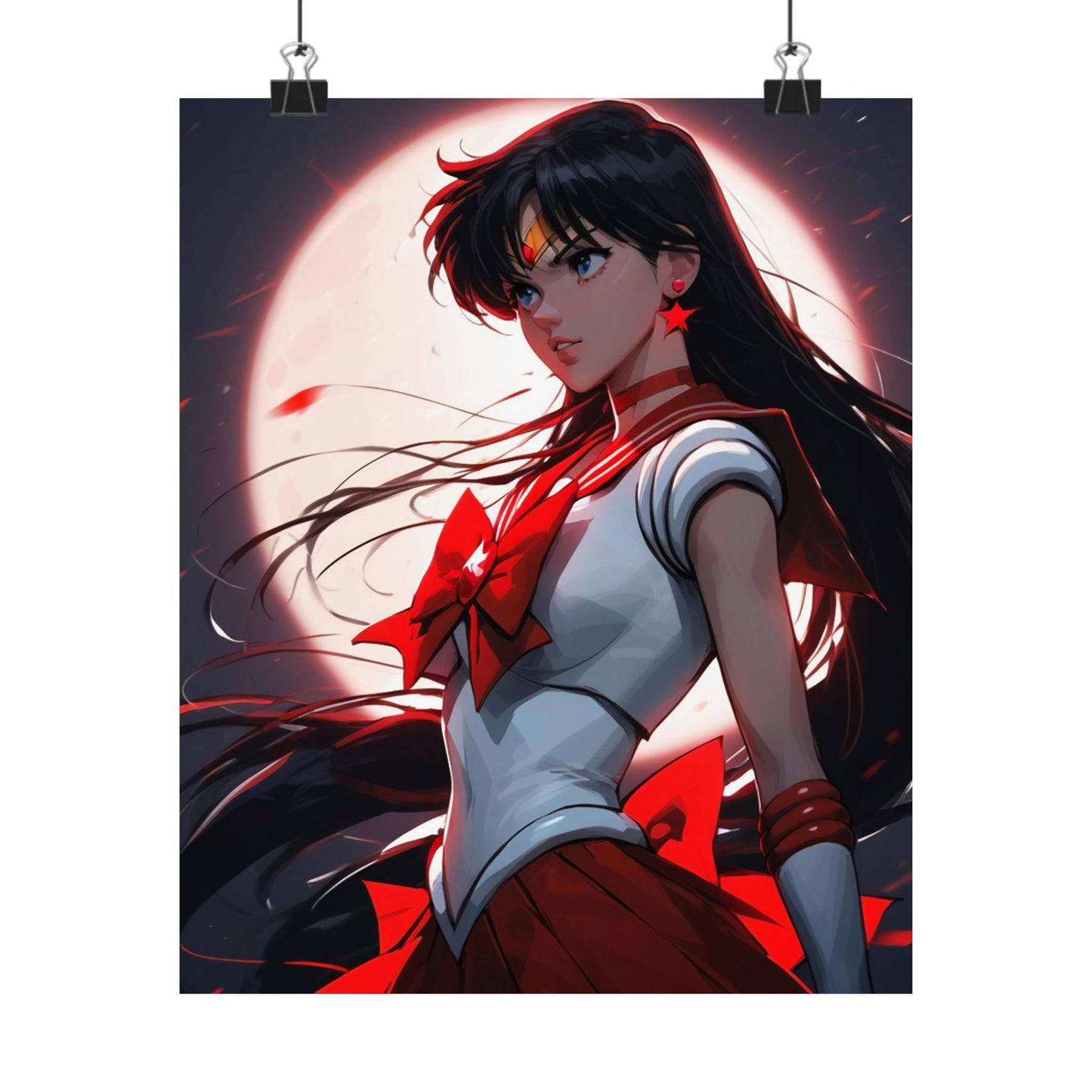 Sailor Mars 002 Vertical Posters