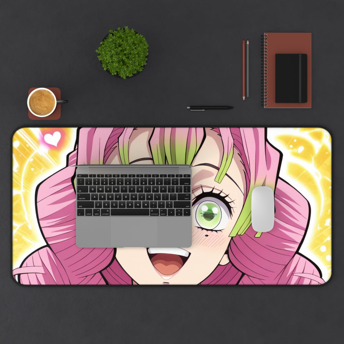 Mitsuri Kanroji 001 Desk Mat