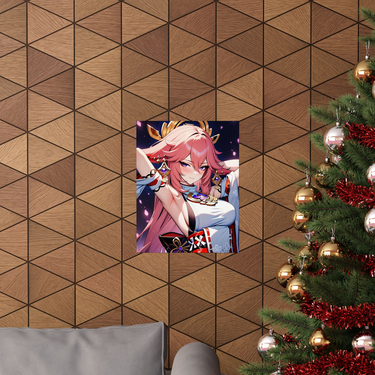 Yae Miko 004 Vertical Posters