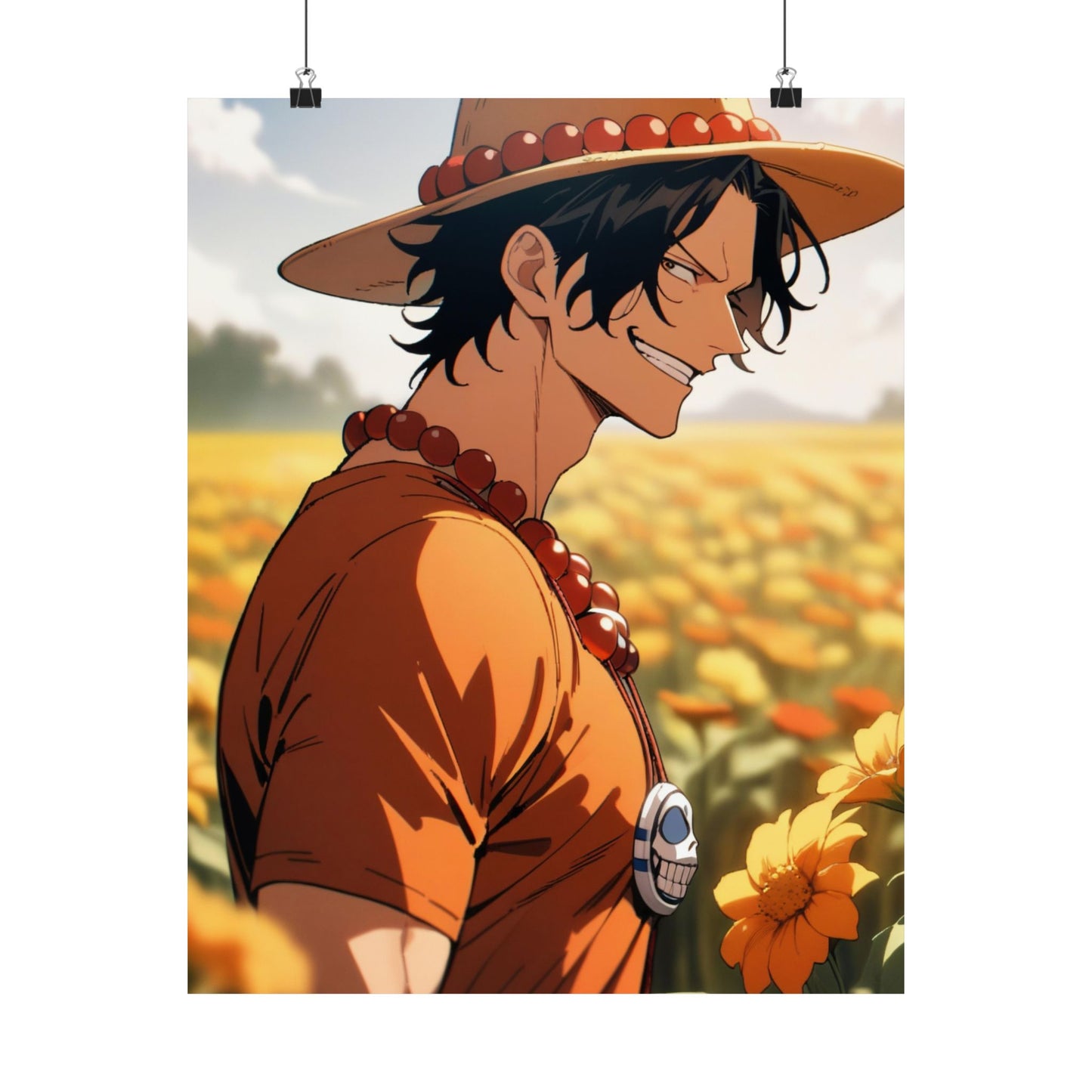 Portgas D. Ace 001 Vertical Posters