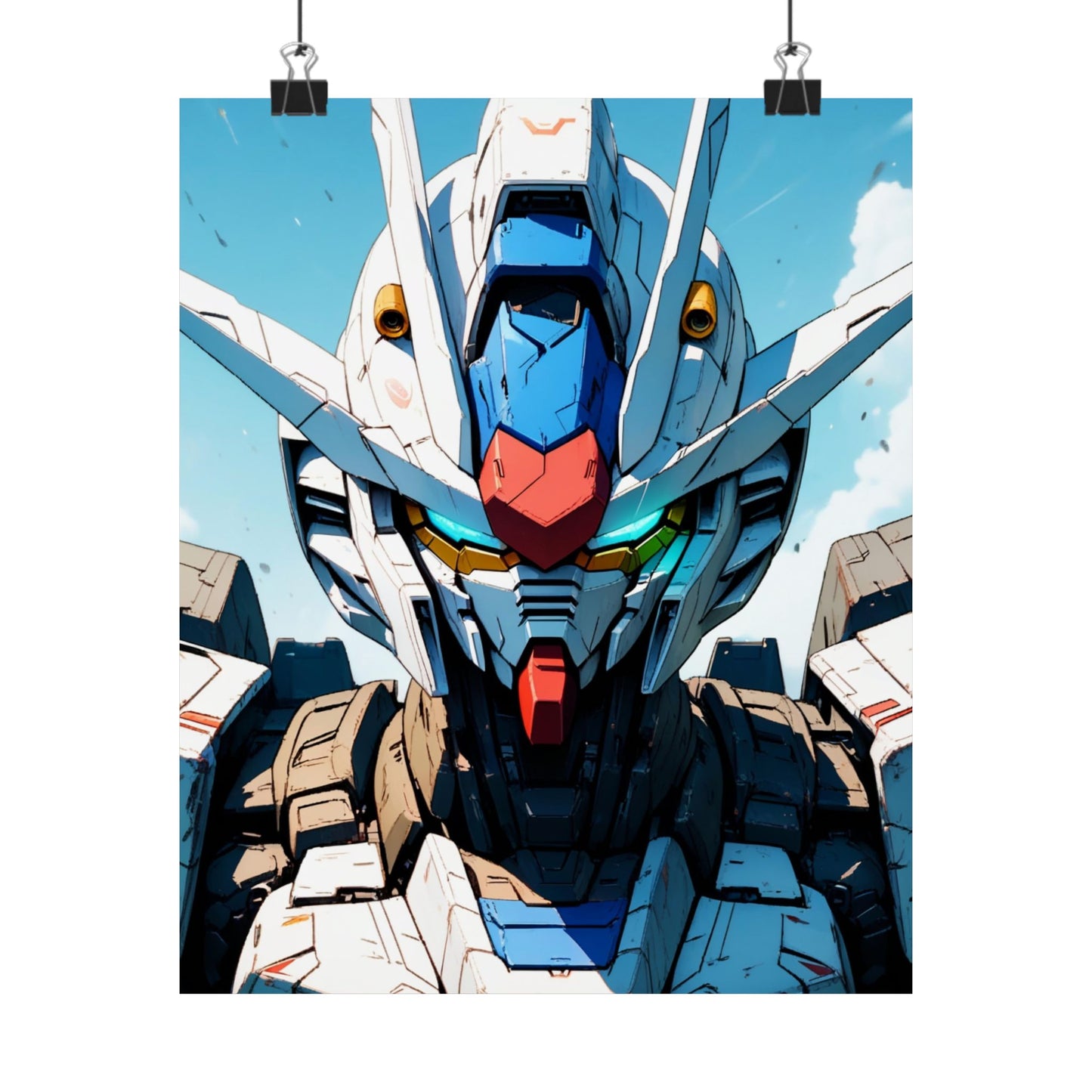 Gundam 002 Vertical Posters