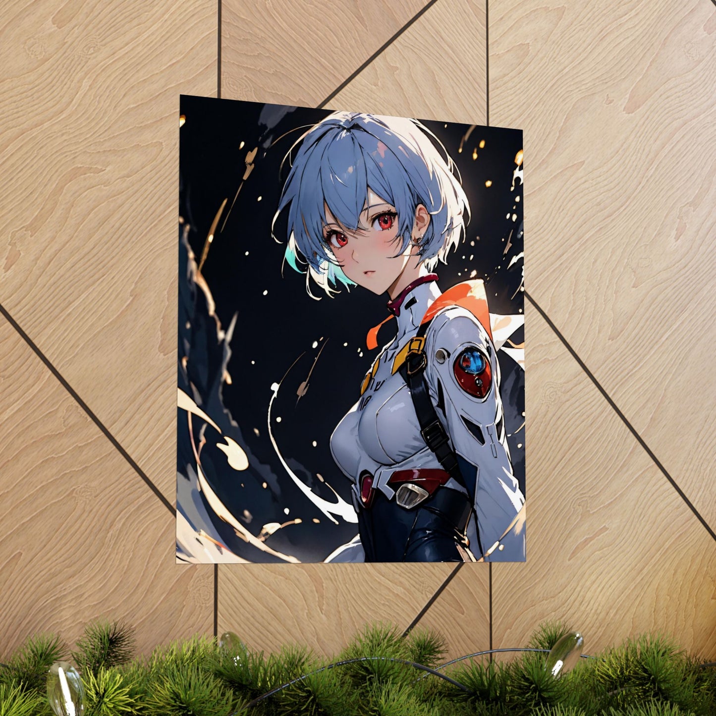 Rei Ayanami 002 Matte Vertical Posters