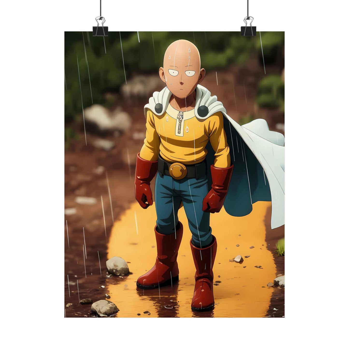 Saitama 001 Matte Vertical Posters