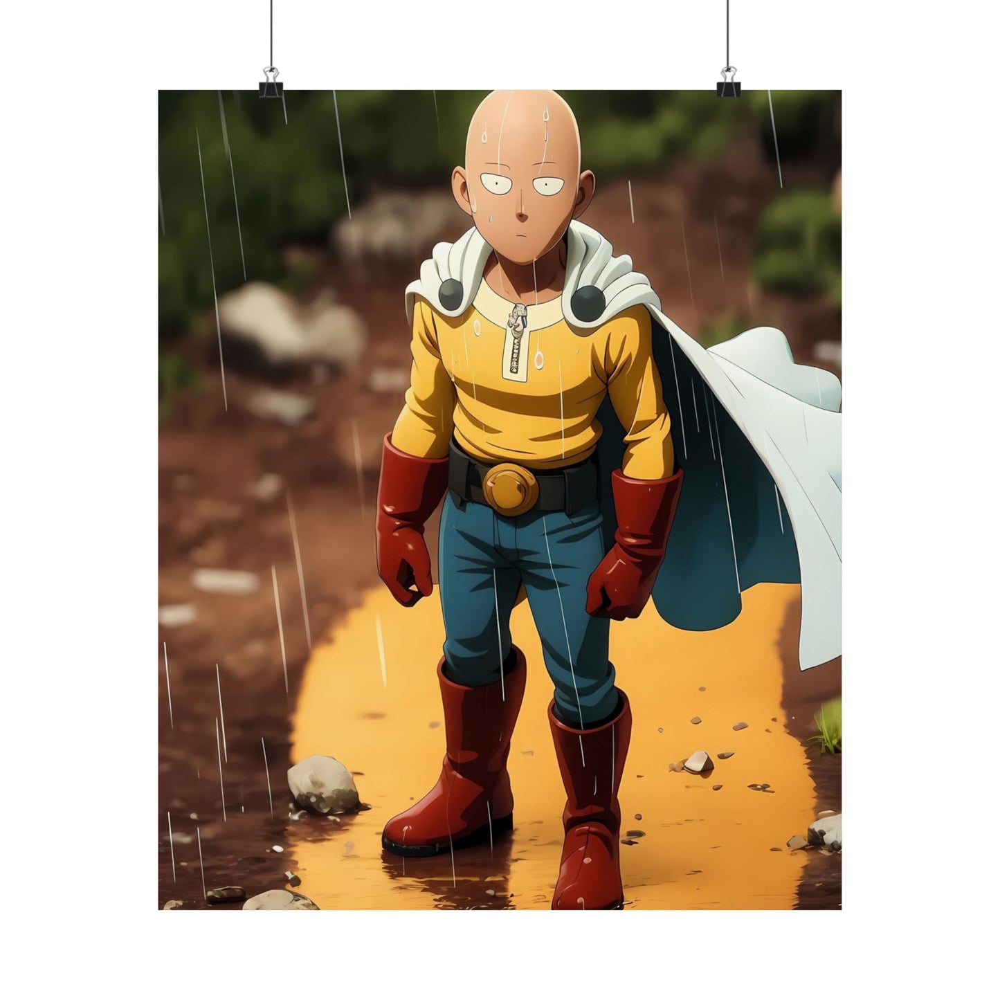 Saitama 001 Matte Vertical Posters