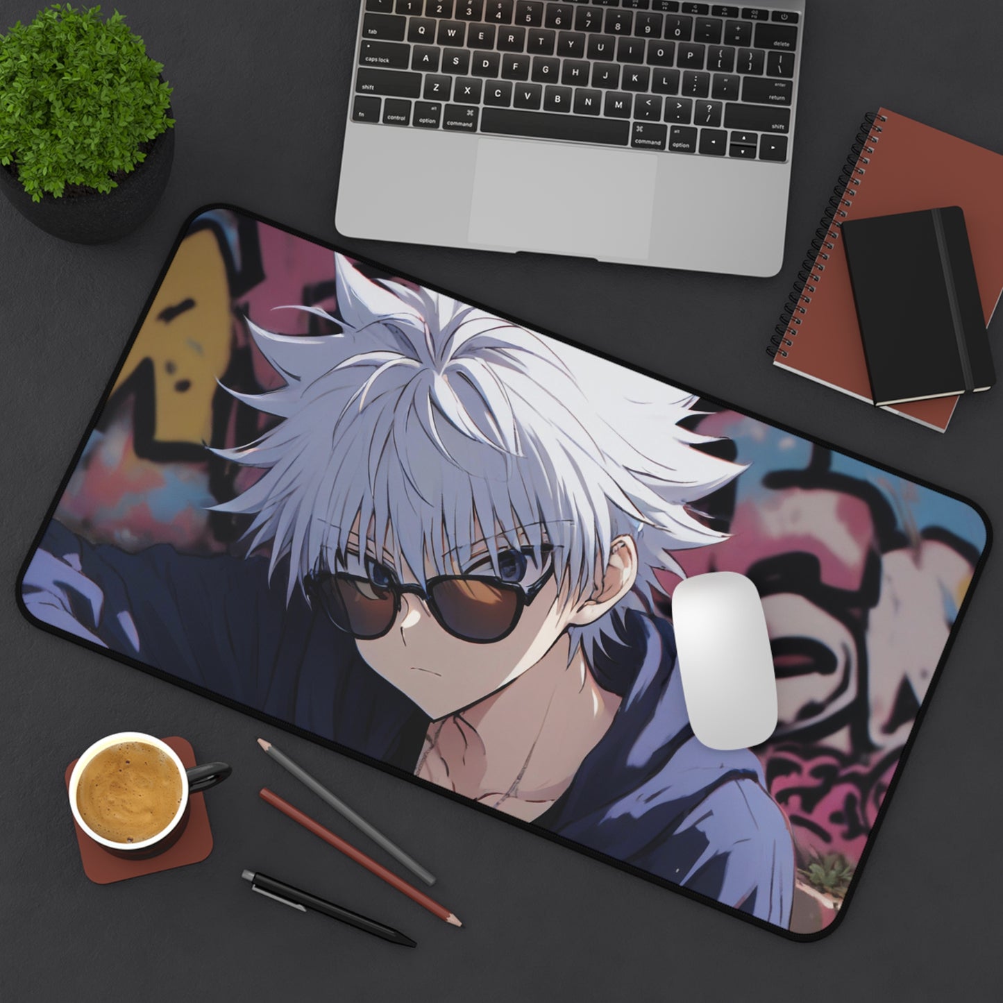 Killua Zoldyck 001 Desk Mat