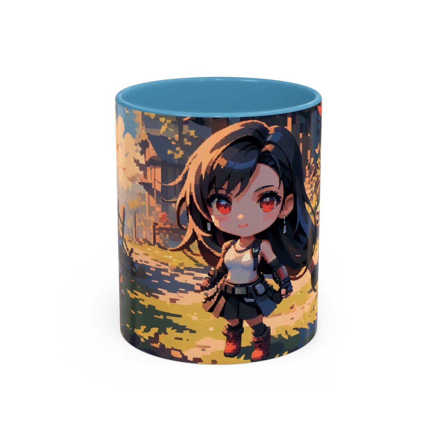 Pixely Chibi Tifa Coffee Mug