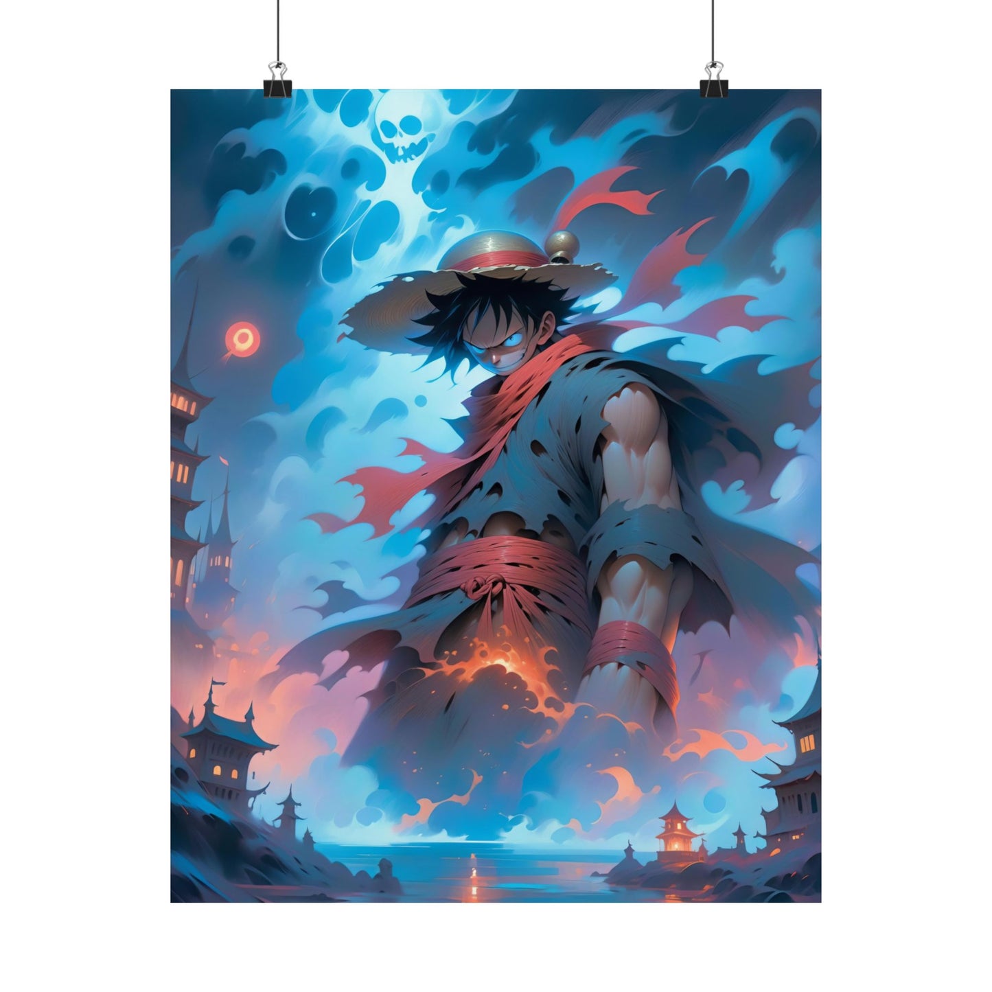 Monkey D. Luffy 002 Matte Vertical Posters