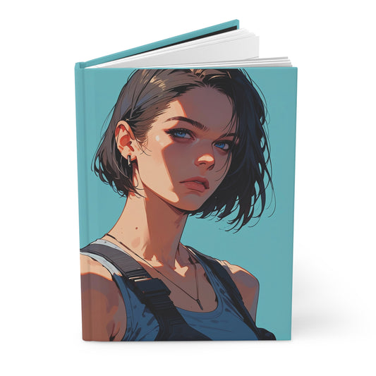 Jill Valentine 004 Hardcover Journal Matte