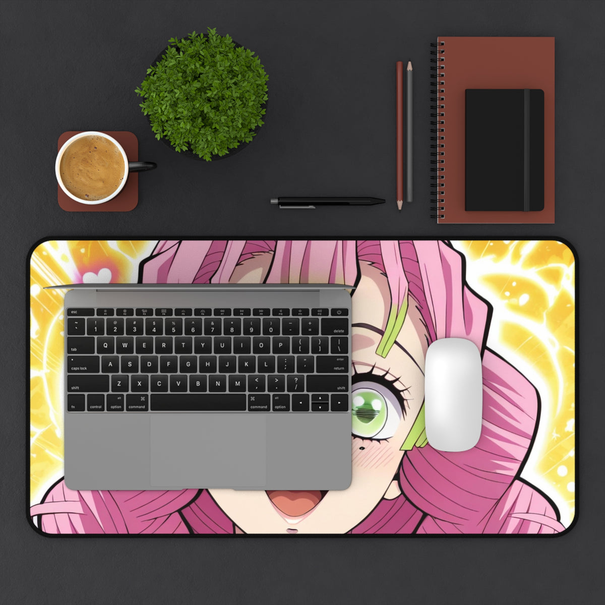Mitsuri Kanroji 001 Desk Mat