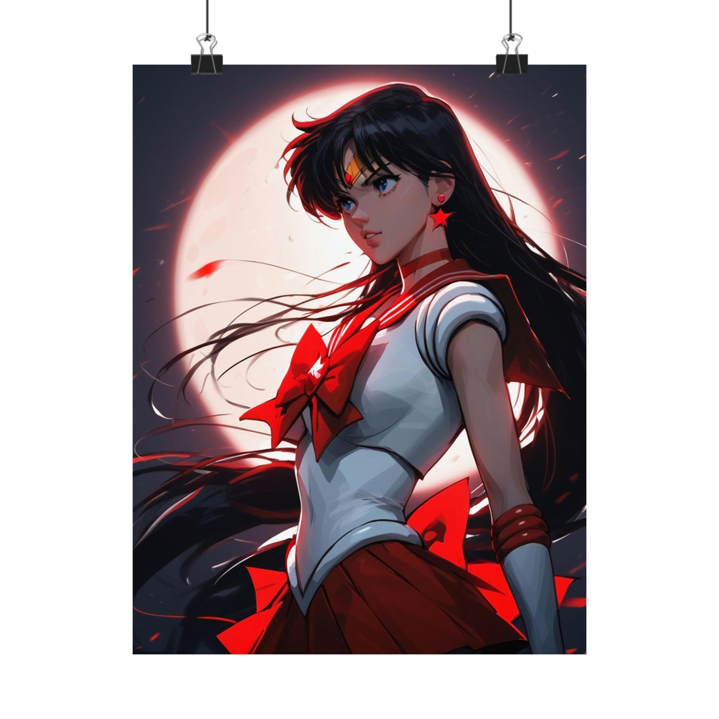 Sailor Mars 002 Vertical Posters