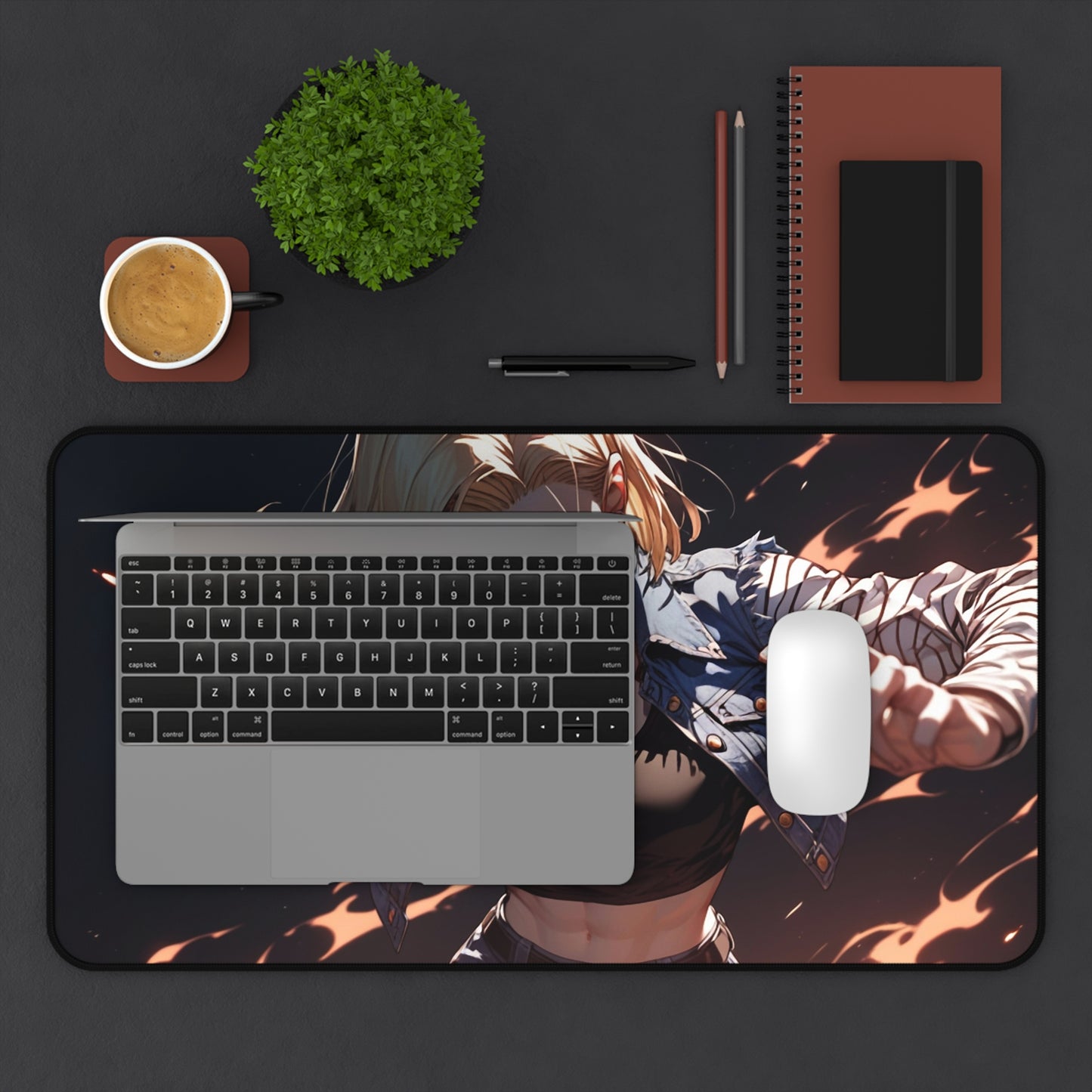 Android 18 001 Desk Mat