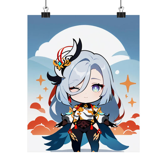 Shenhe 004 Vertical Posters