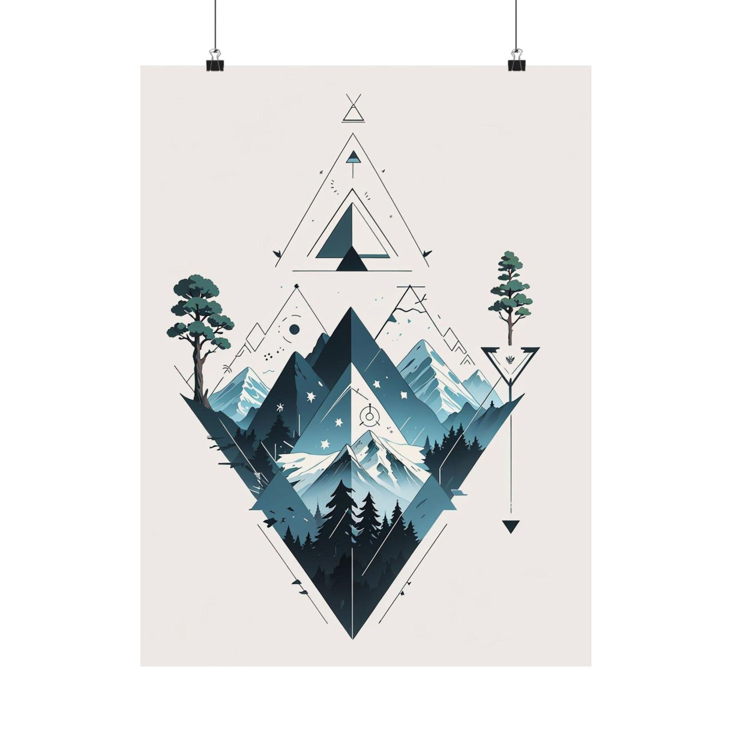Mystic Peaks Vertical Posters
