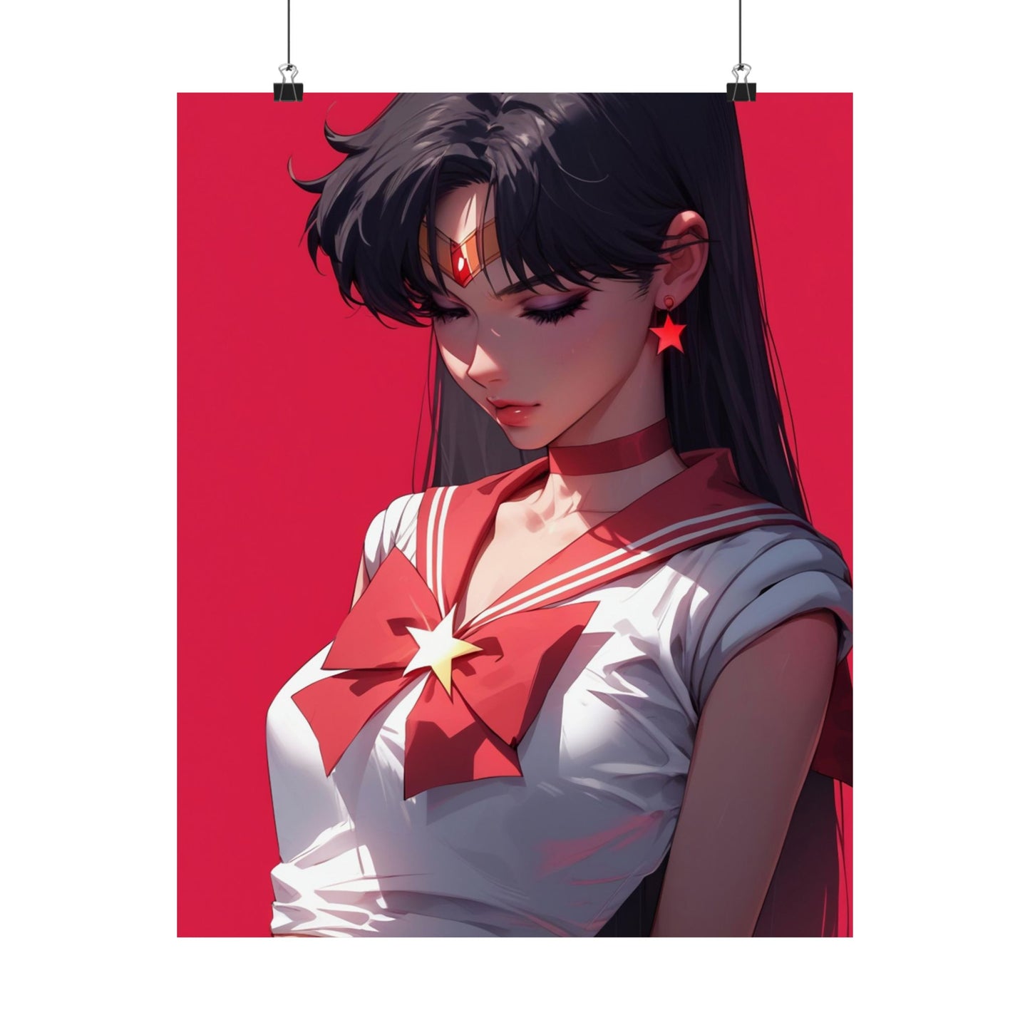 Sailor Mars 004 Vertical Posters