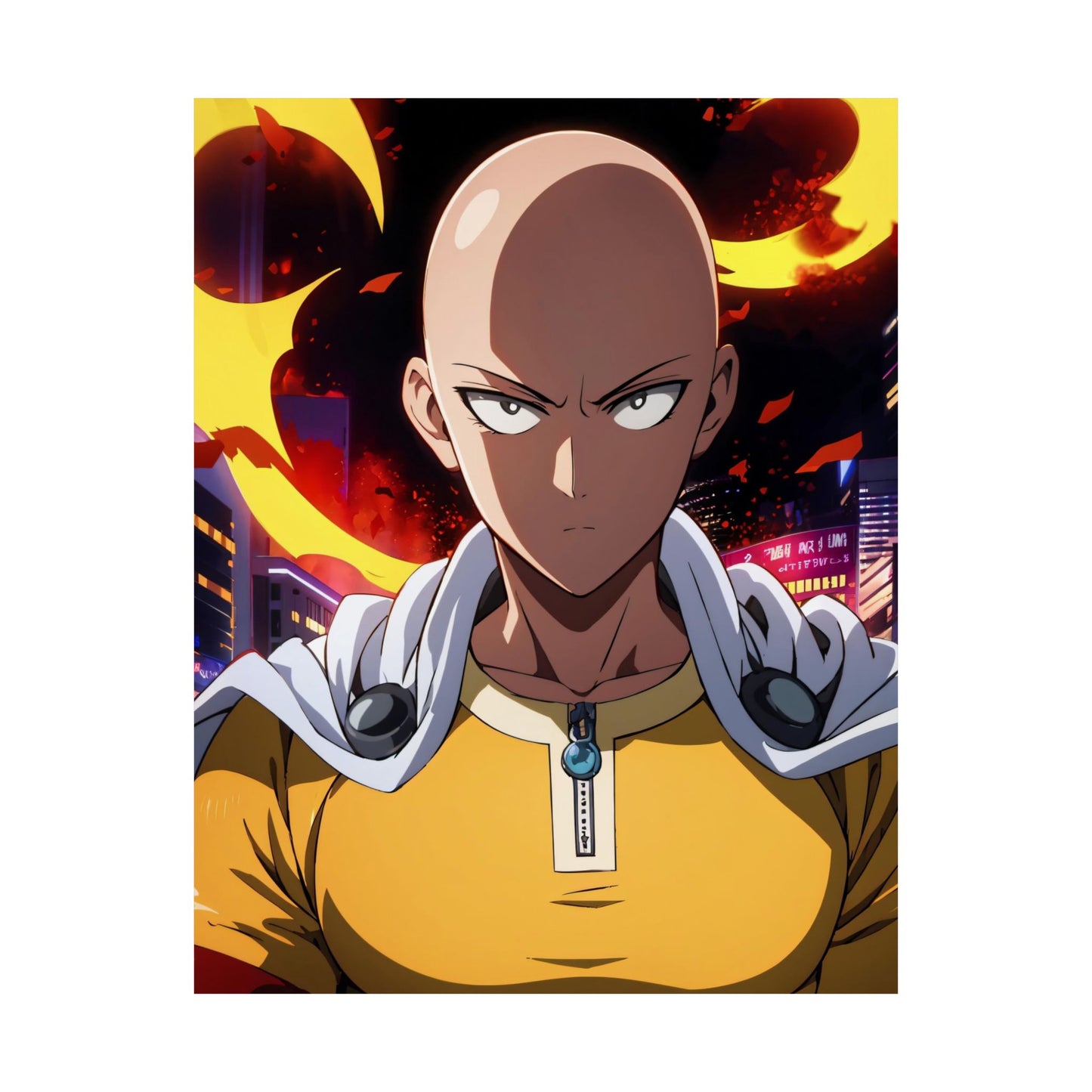 Saitama 005 Matte Vertical Posters