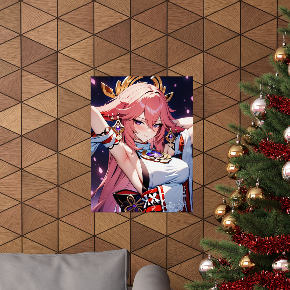 Yae Miko 004 Vertical Posters