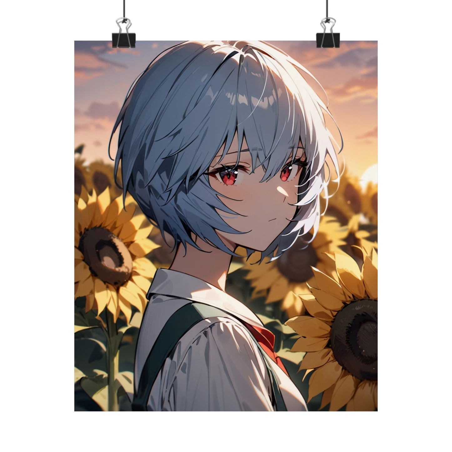 Rei Ayanami 001 Vertical Posters