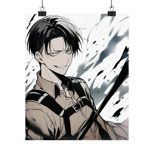 Captain Levi 001 Vertical Posters