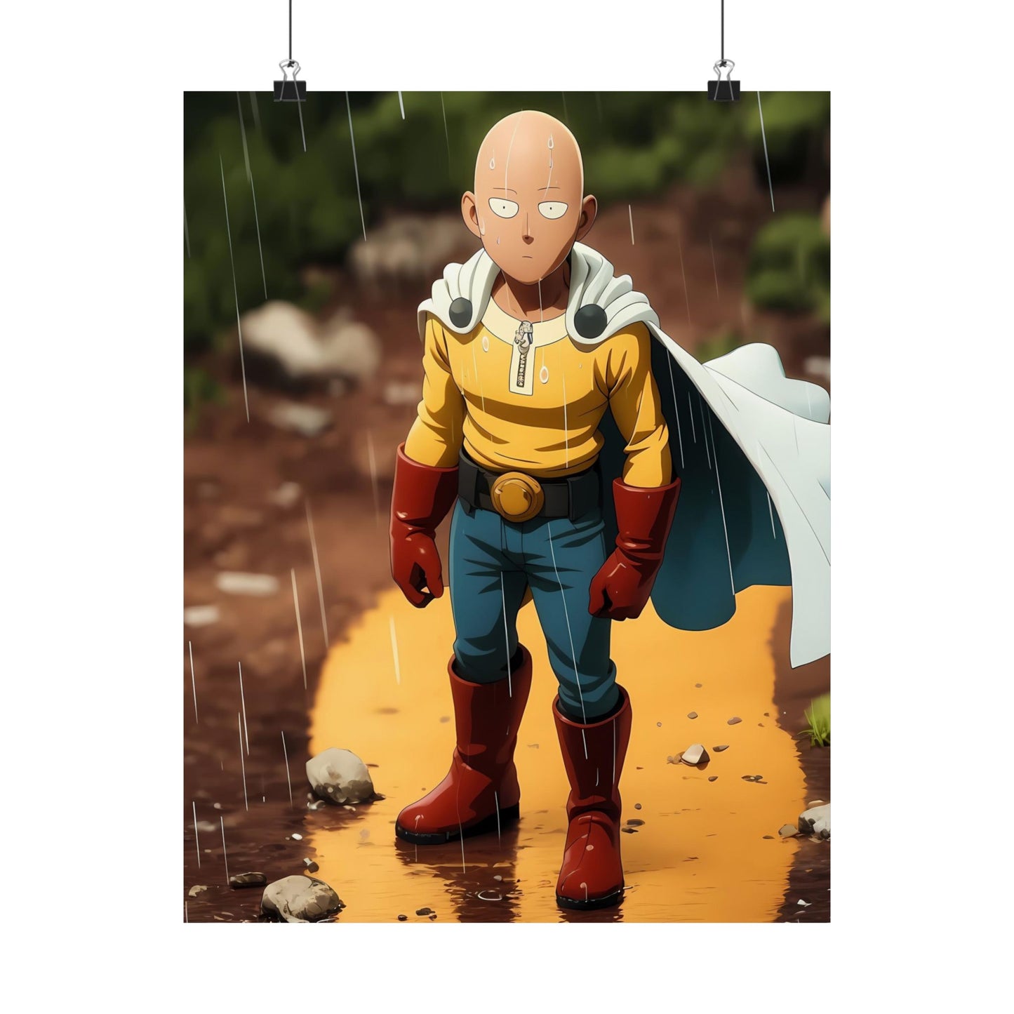 Saitama 001 Matte Vertical Posters