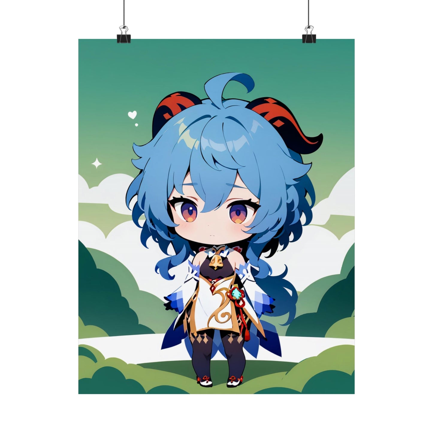 Ganyu 004 Vertical Posters