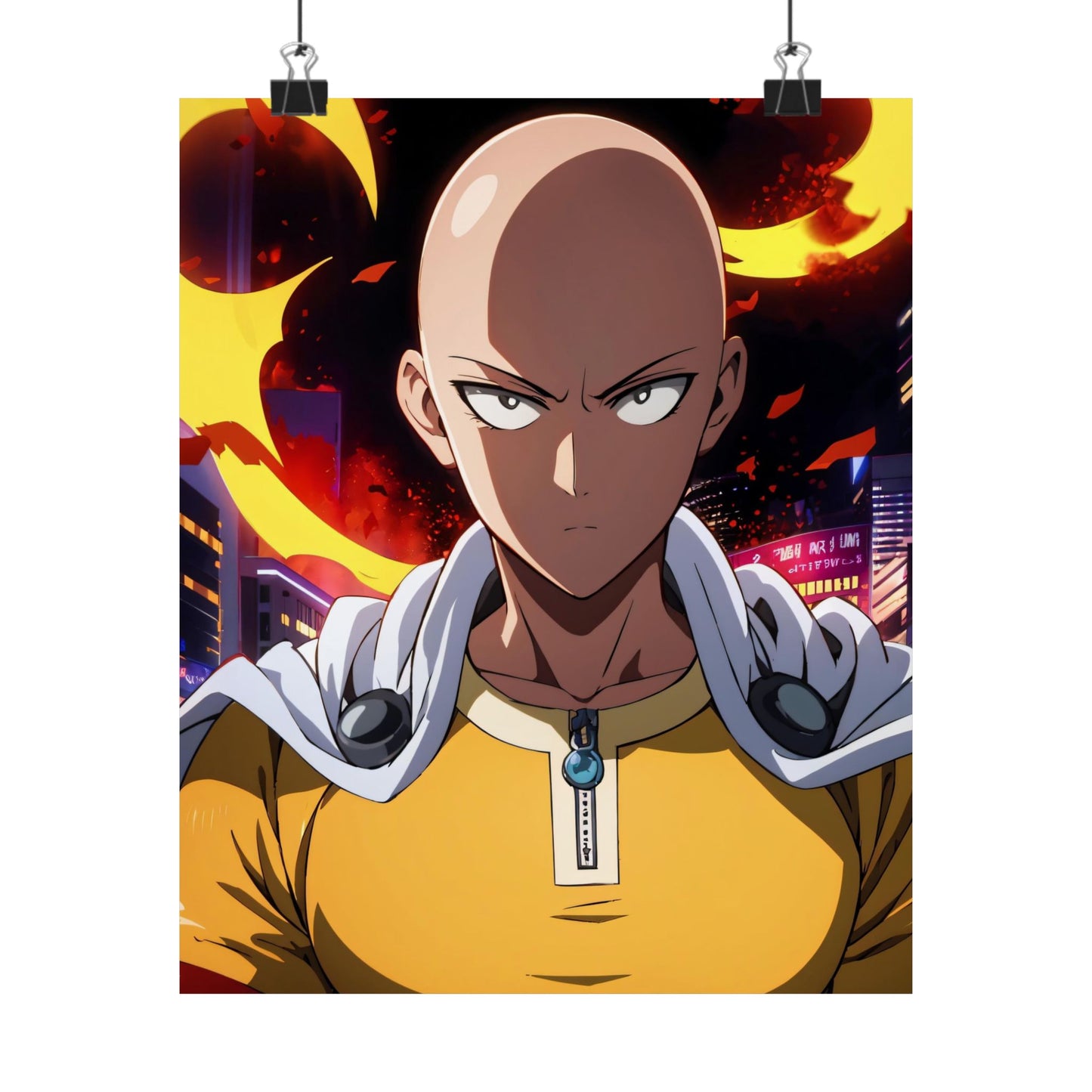 Saitama 005 Matte Vertical Posters